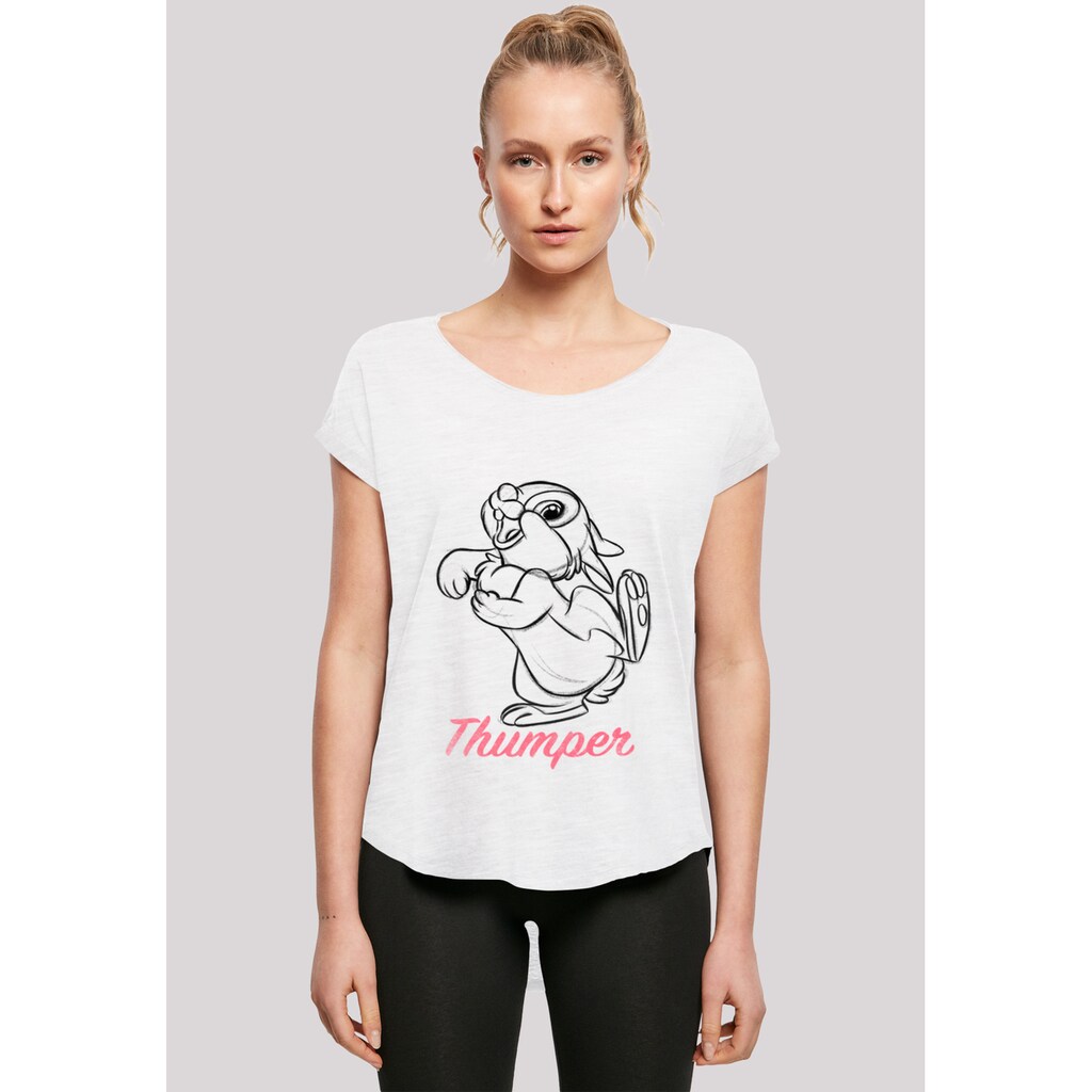 F4NT4STIC T-Shirt »Disney Bambi Klopfer Line Zeichnung«