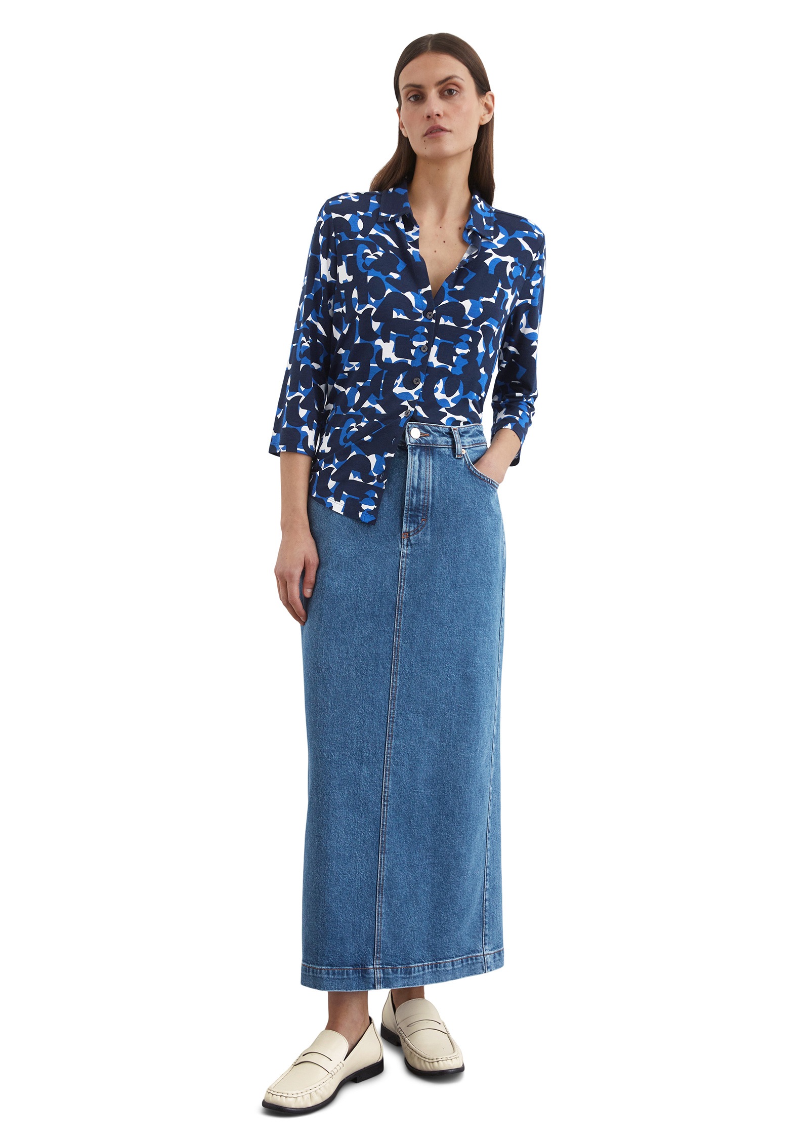 Marc O'Polo Langarmbluse »aus LENZING™ ECOVERO™«