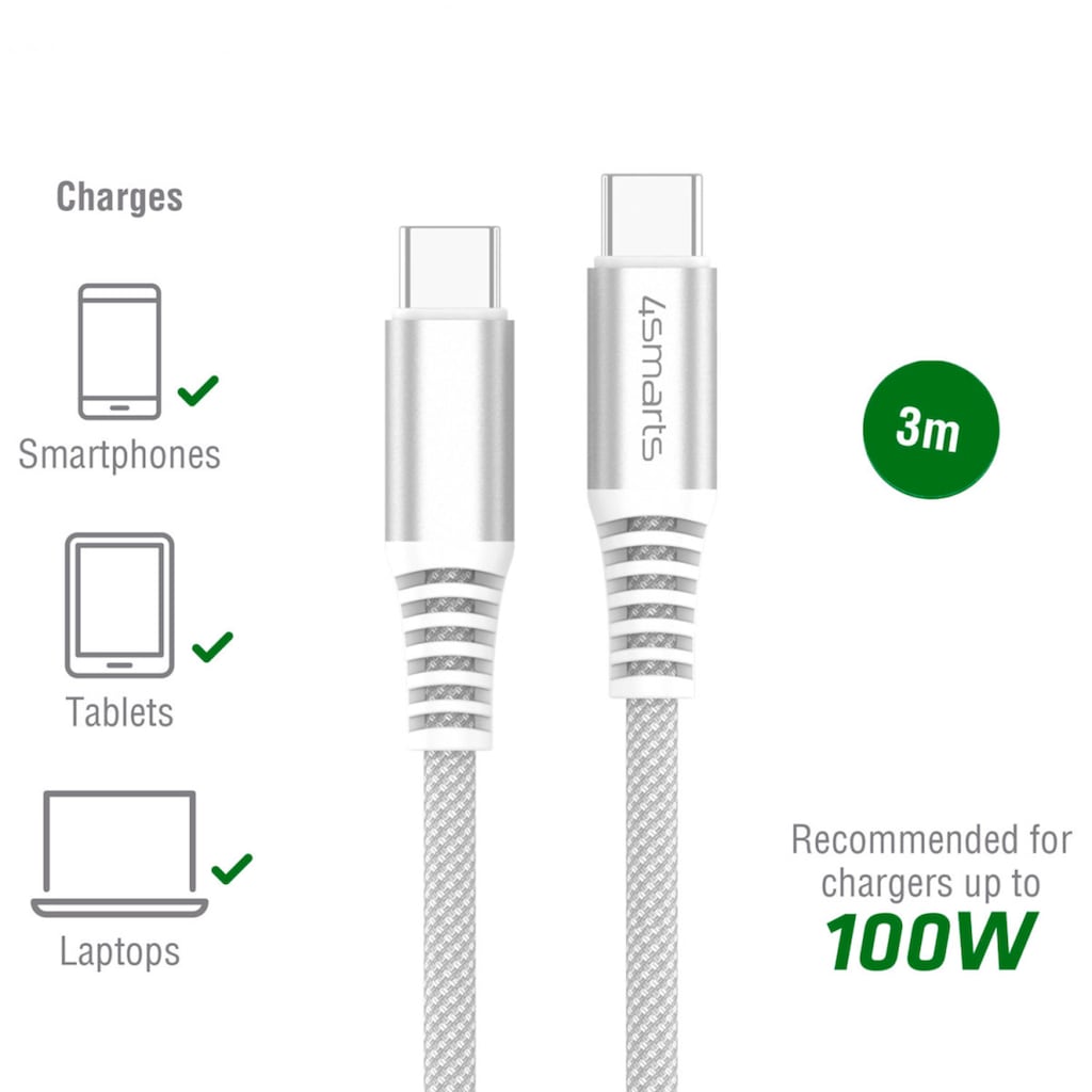 4smarts USB-Kabel »PremiumCord USB-C auf USB-C Kabel 100W«