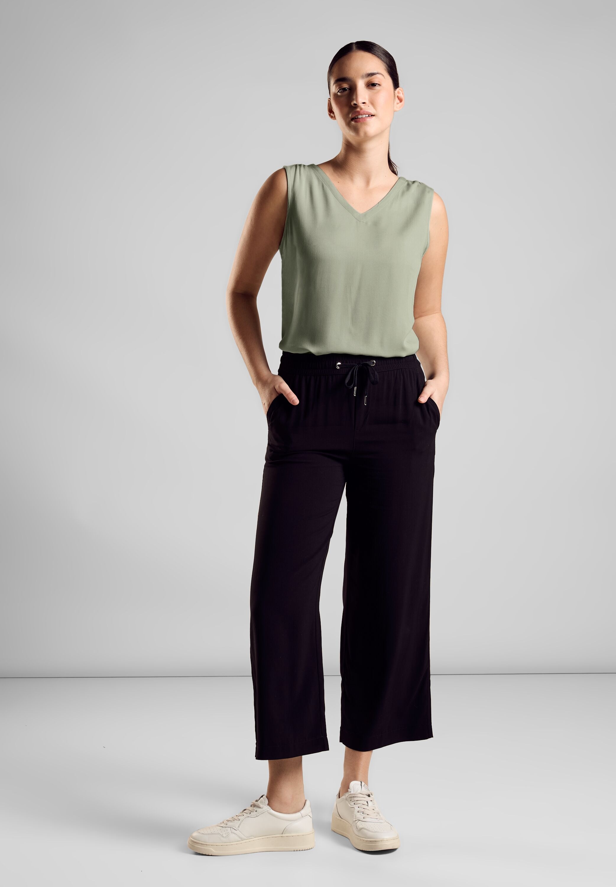 STREET ONE Tanktop, mit V-Ausschnitt
