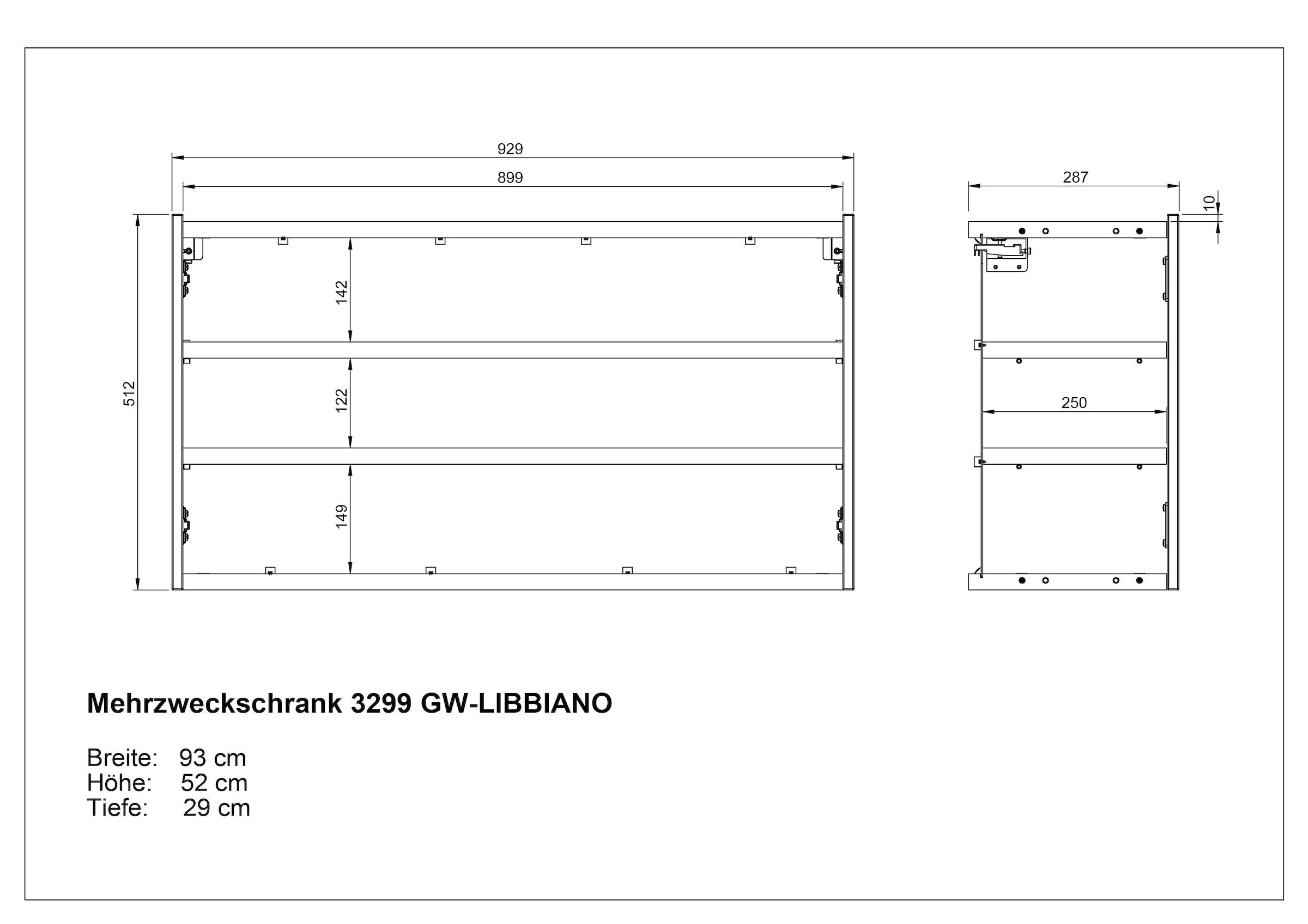 GERMANIA Schuhschrank »GW-Libbiano«