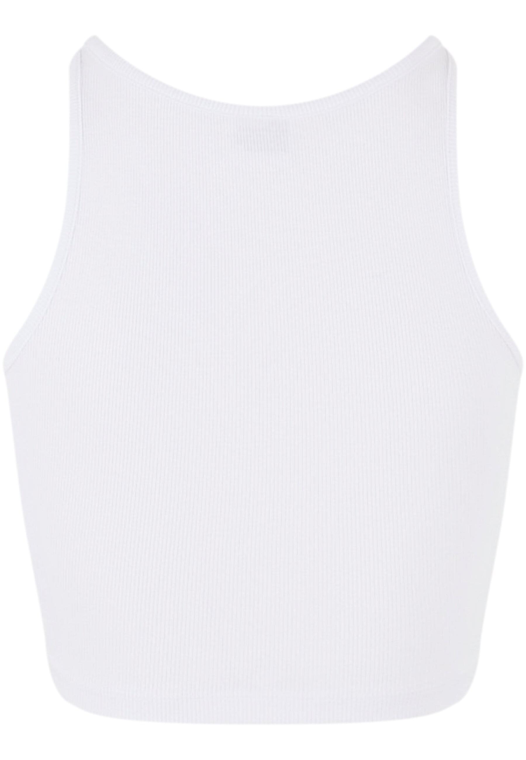 URBAN CLASSICS Muskelshirt »Urban Classics Damen Ladies Organic Cropped Rib Top«, (1 tlg.)
