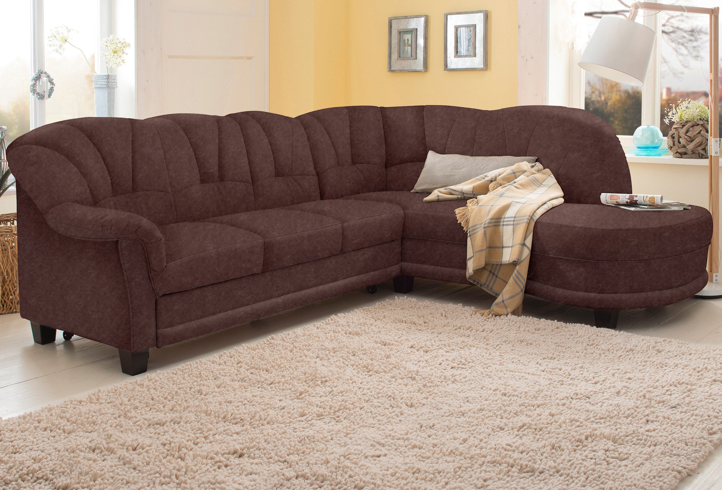 Home affaire Ecksofa "Camelita, Landhaus Sofa, 2 Varianten: Recamiere- oder günstig online kaufen