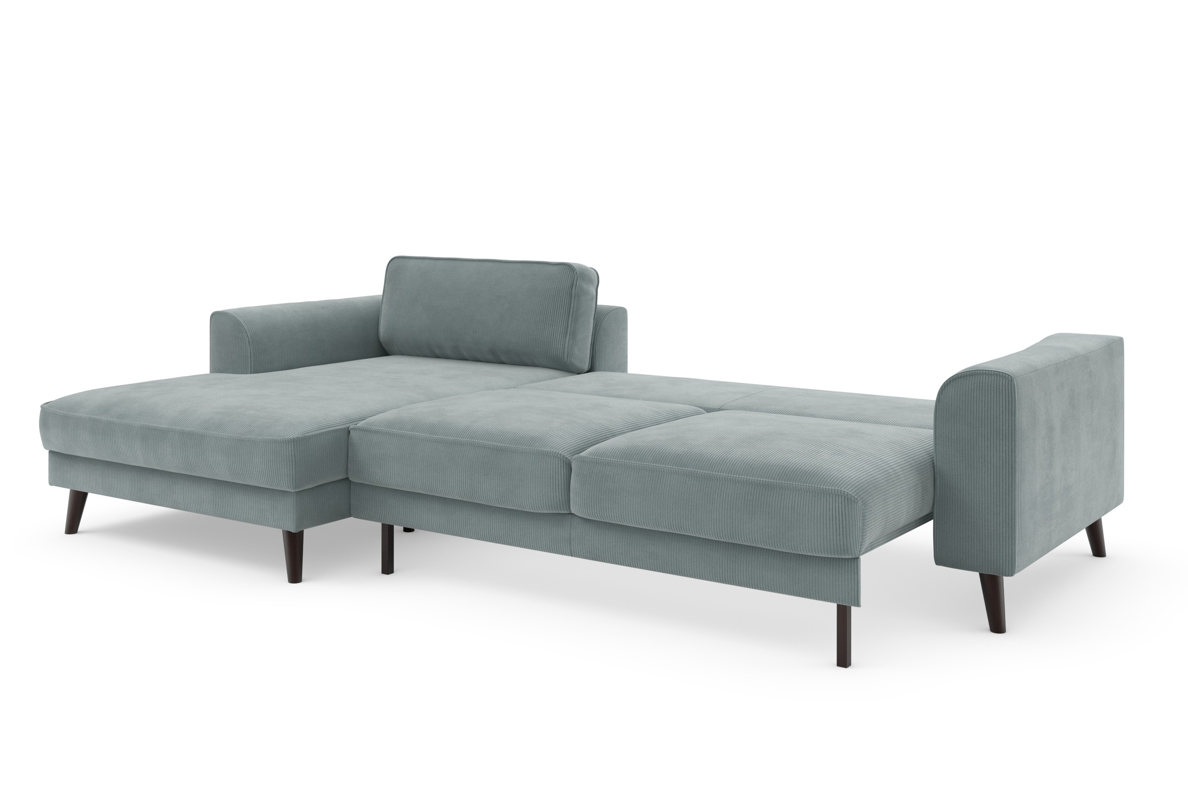 TRENDMANUFAKTUR Ecksofa »Lumber Jack, elegantes Designsofa, zeitlos modern, hoher Sitzkomfort«, wahlweise mit Bettfunktion u. Bettkasten, L-Form