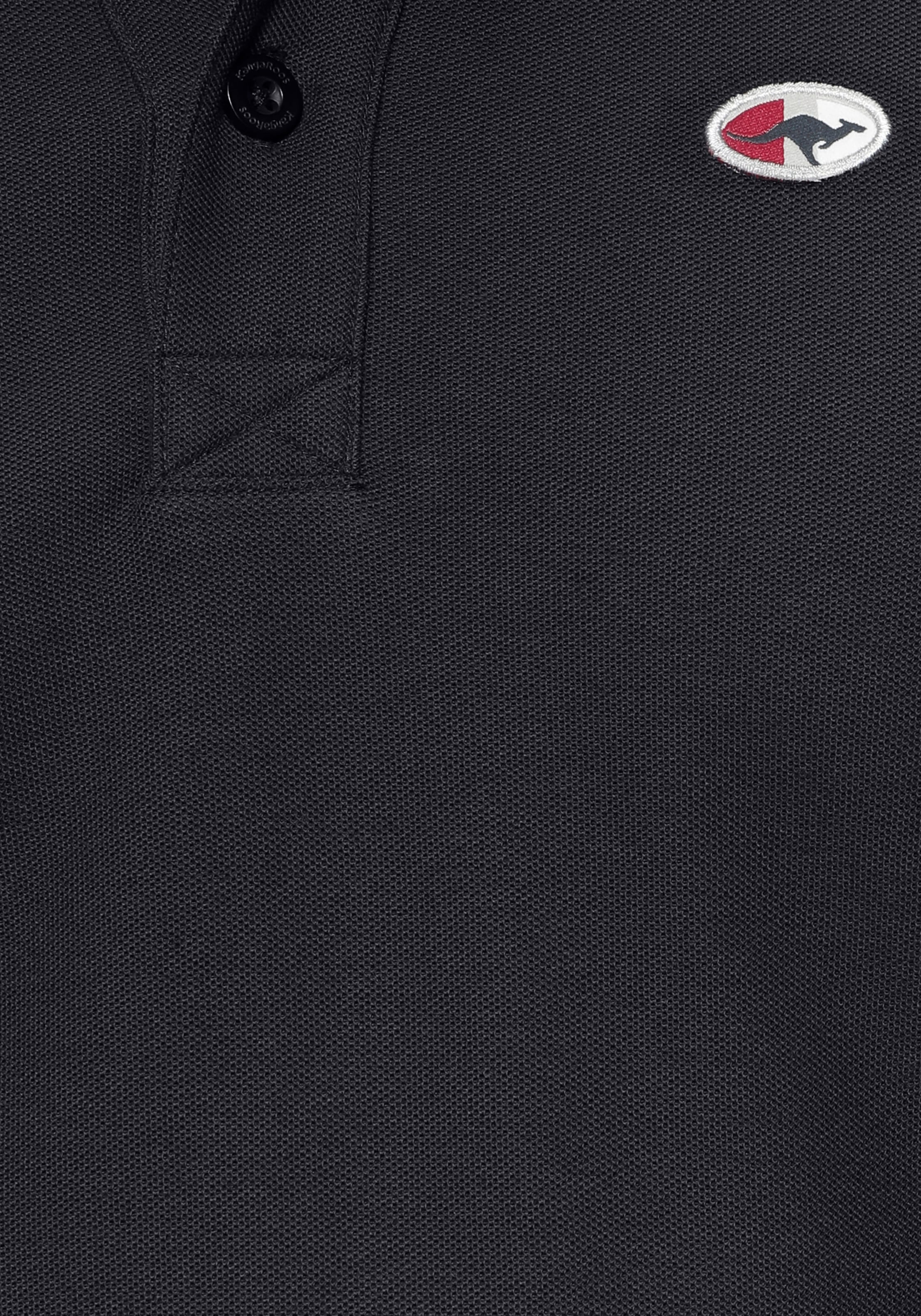 KangaROOS Poloshirt, Kurzarm, mit Polokragen, aus Piqué-Stoff, aus 100% Baumwolle
