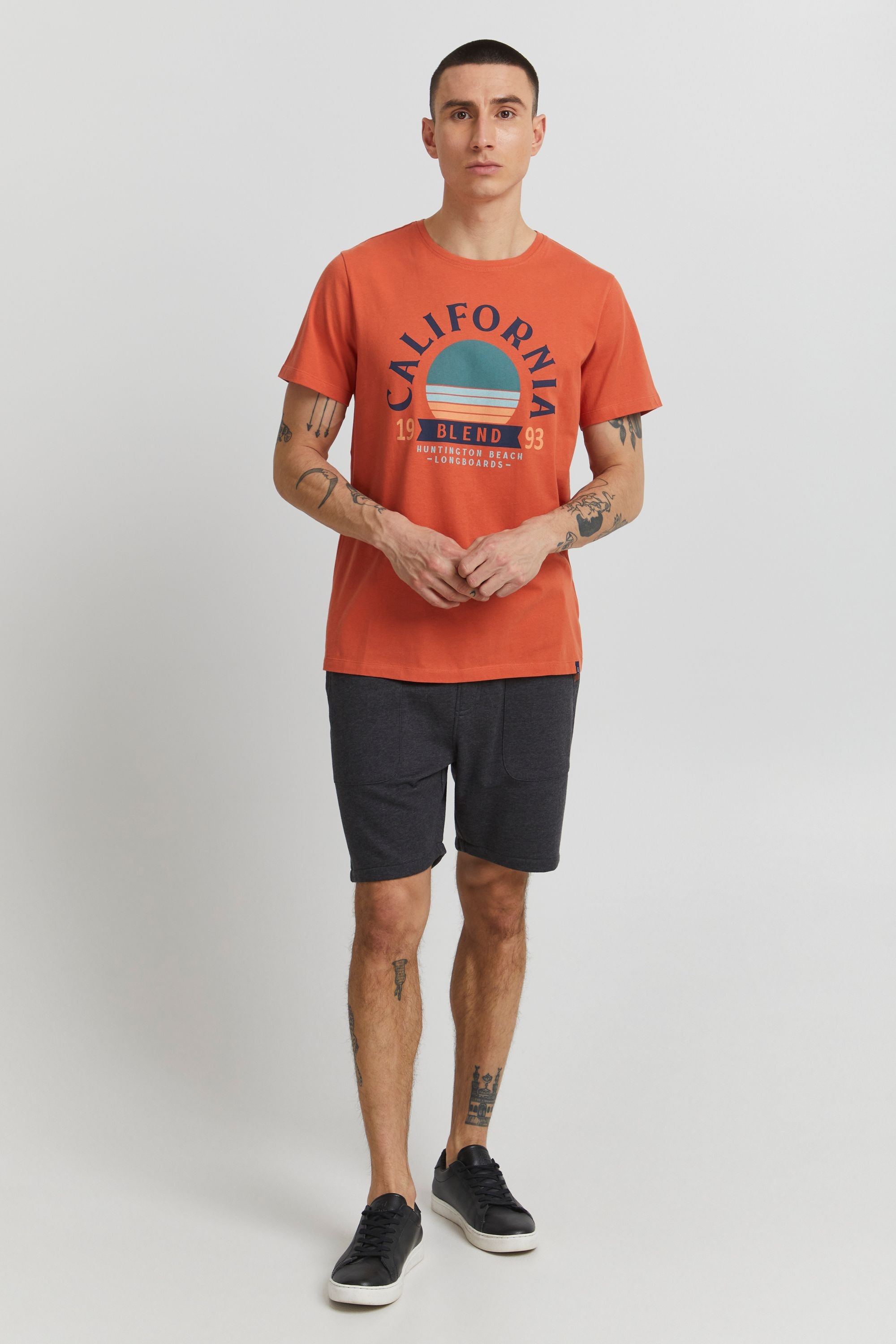 Thumbnail - Blend Sweatshorts "BHMulker" Kurze Hose mit Kontrastkordeln