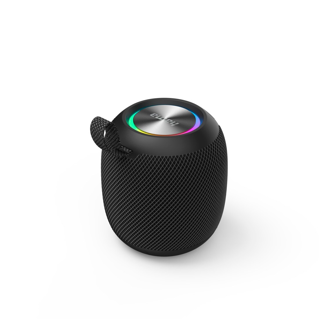 Hama Bluetooth-Lautsprecher »Bluetooth Box, LED, 16 W, wasserdicht IPX7, TWS, schwarz«, 10 Stunden Akkulaufzeit