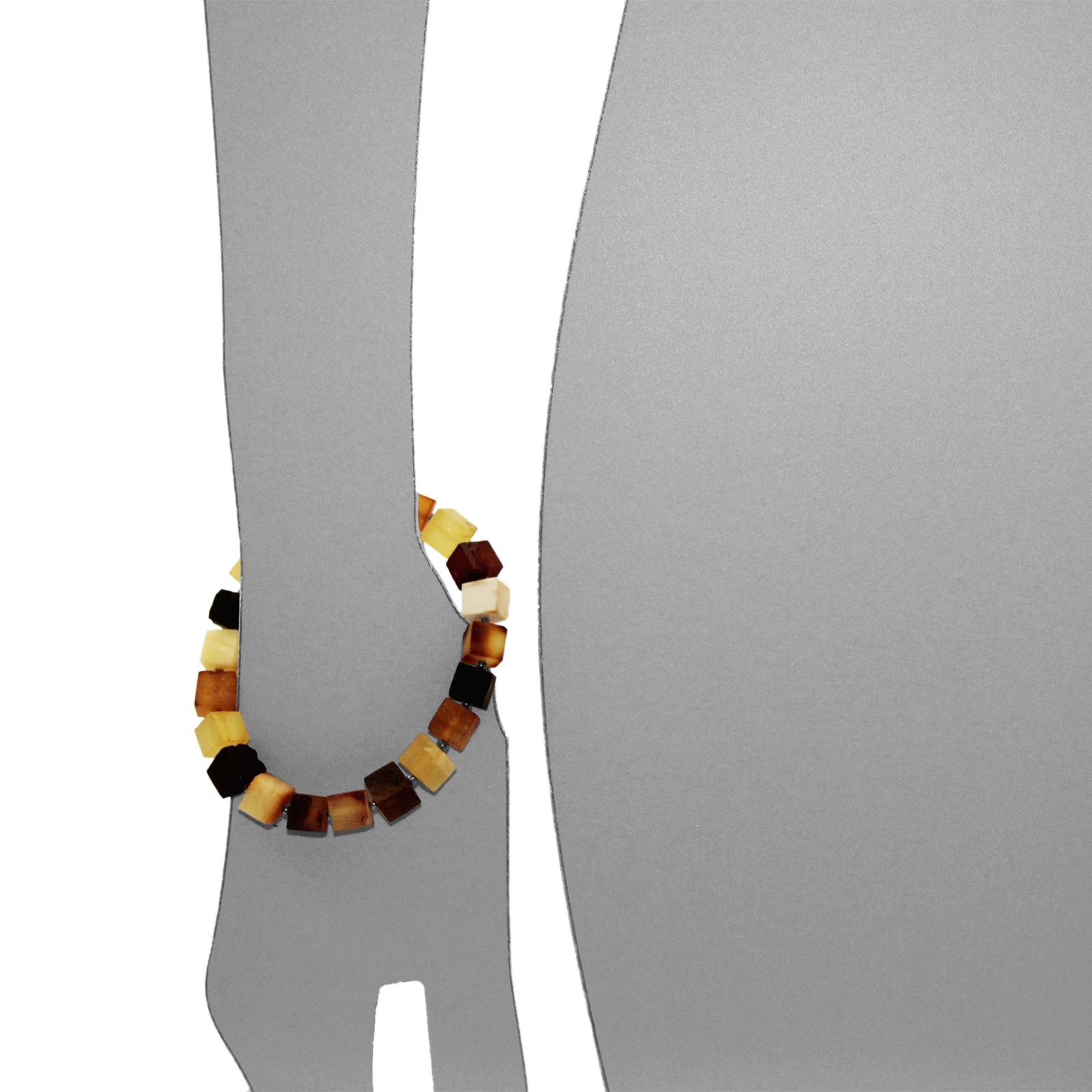 OSTSEE-SCHMUCK Armband »Ostsee-Schmuck Armband Würfel 8 mm Armband Würfel 8 mm«