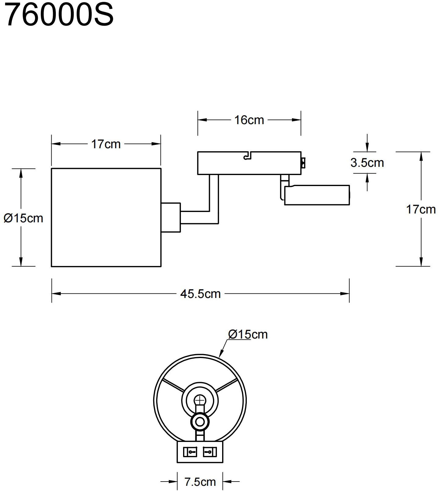 GLOBO LIGHTING Wandleuchte »ZAMORA« E27 1 Stk. Bewegliche Wandleuchte mit Textilschirm und LED