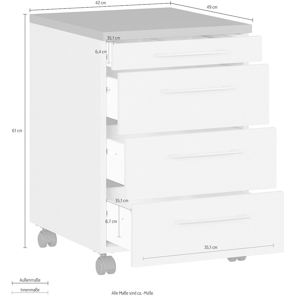 GERMANIA Rollcontainer »Profi 2.0«