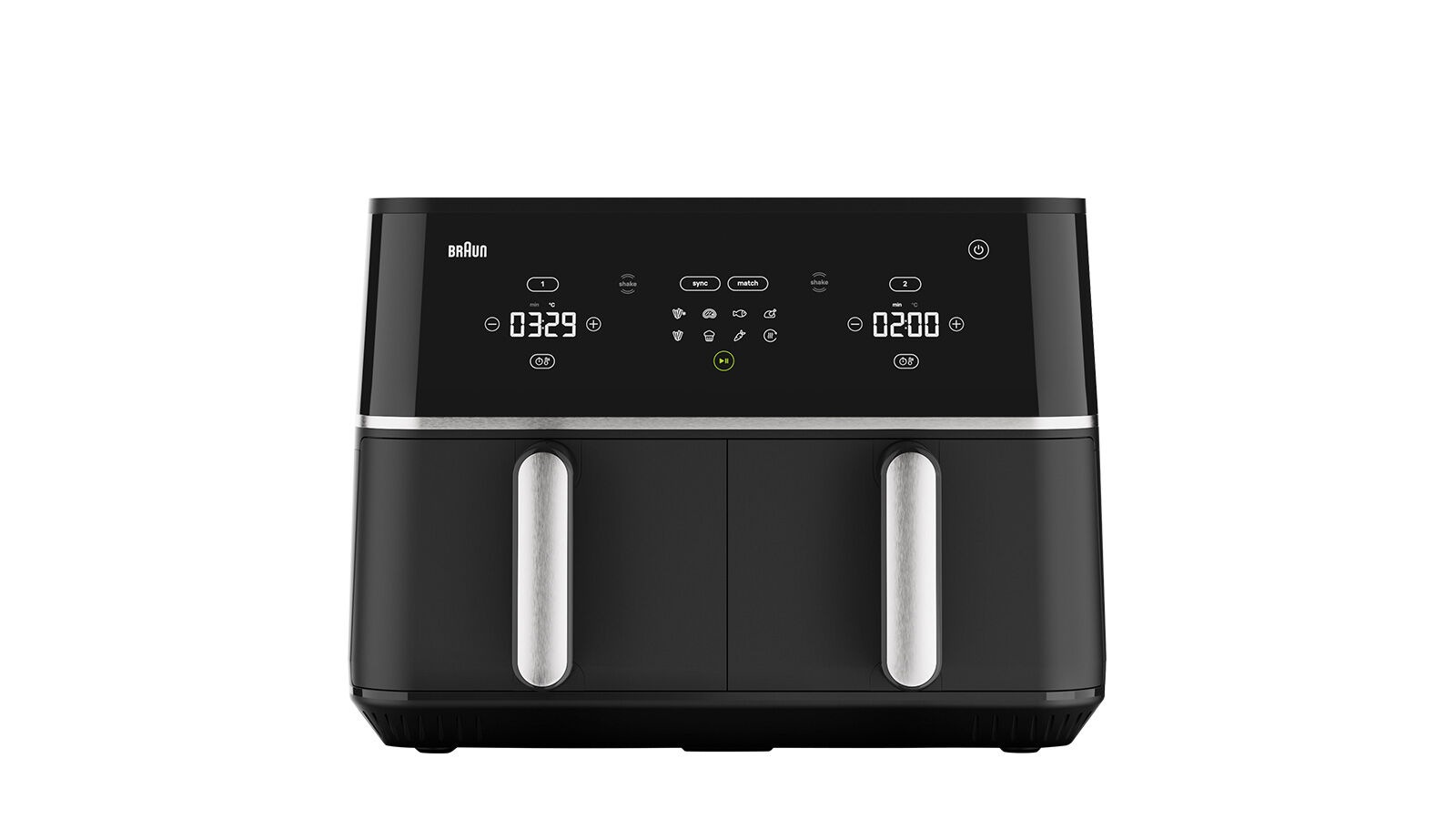 Braun Heißluftfritteuse "TwinCook TD 5030 I BK" 2400 W günstig online kaufen