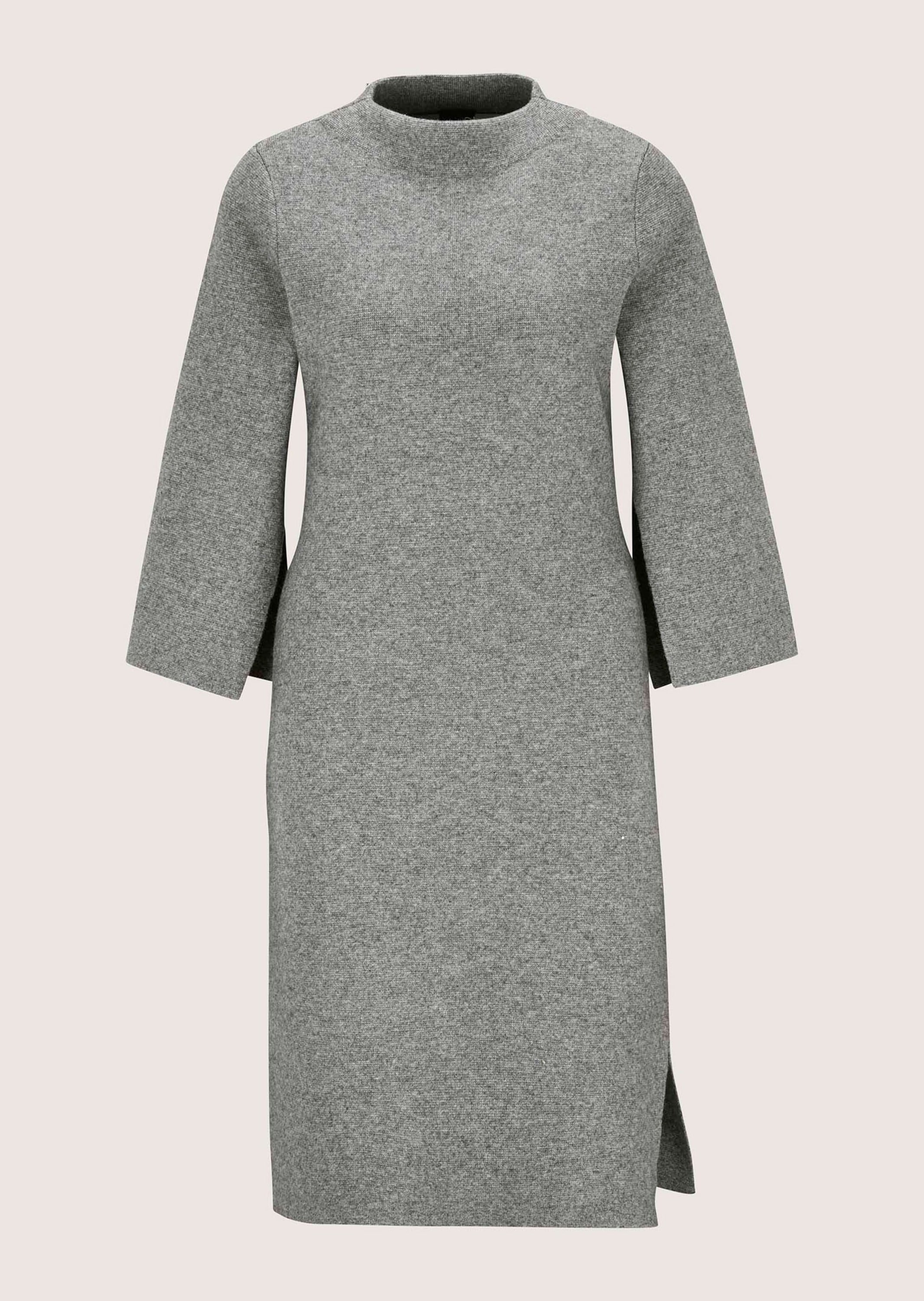 MADELEINE Strickkleid "Strickkleid Halbarm Kaschmir-Strickkleid in Midilänge" Feminines Strickkleid mit Seitenschlitz