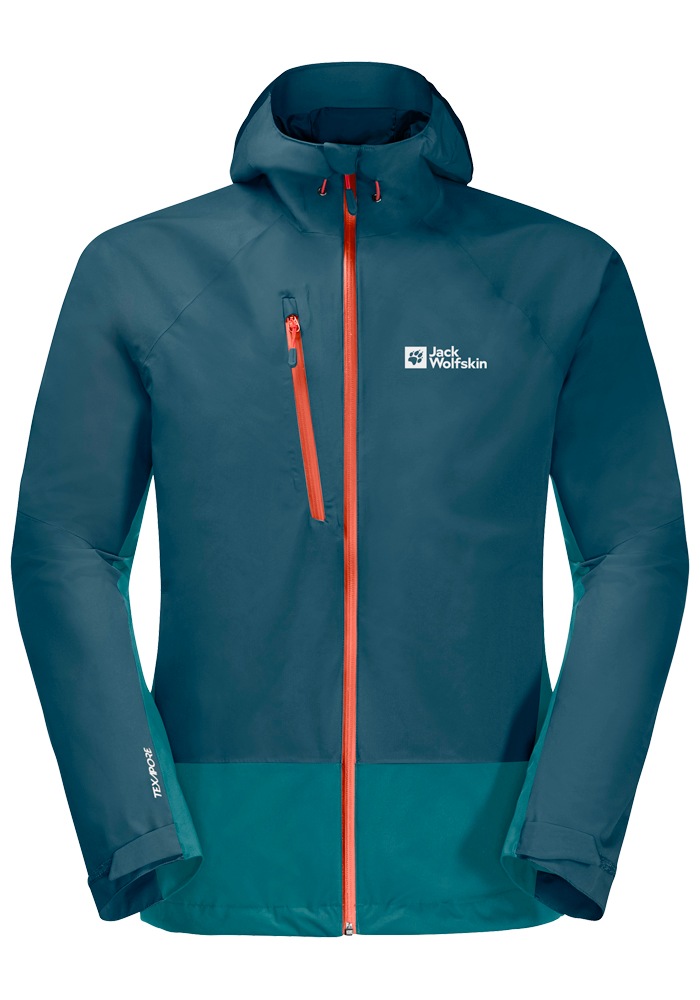 Jack Wolfskin Outdoorjacke »EAGLE PEAK 2L JKT M«, mit Kapuze