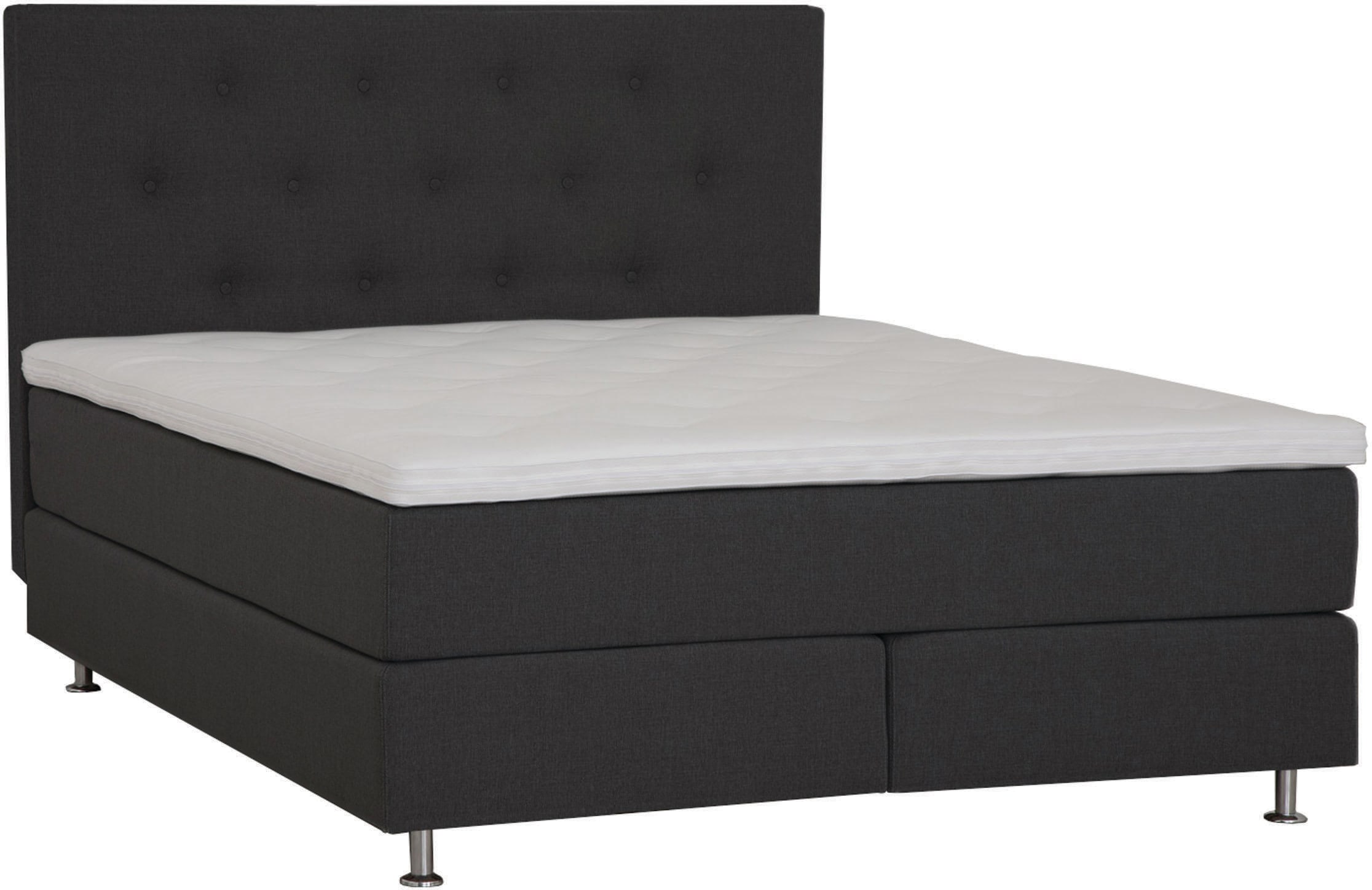 Places of Style Boxspringbett »Nordica«, inkl. Topper, auch in Überlänge 200/220 cm