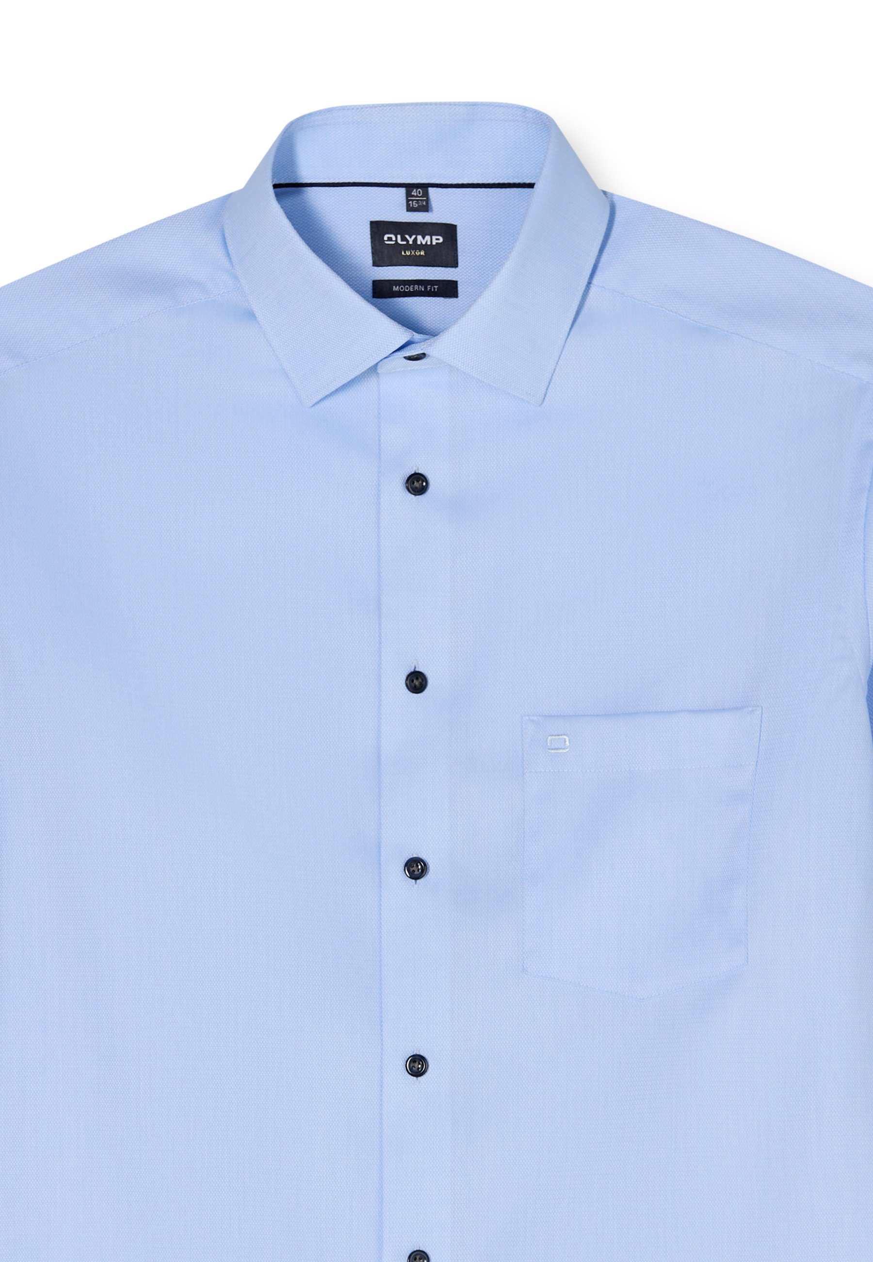 OLYMP Luxor Modern Fit Hemd Blau 41 10