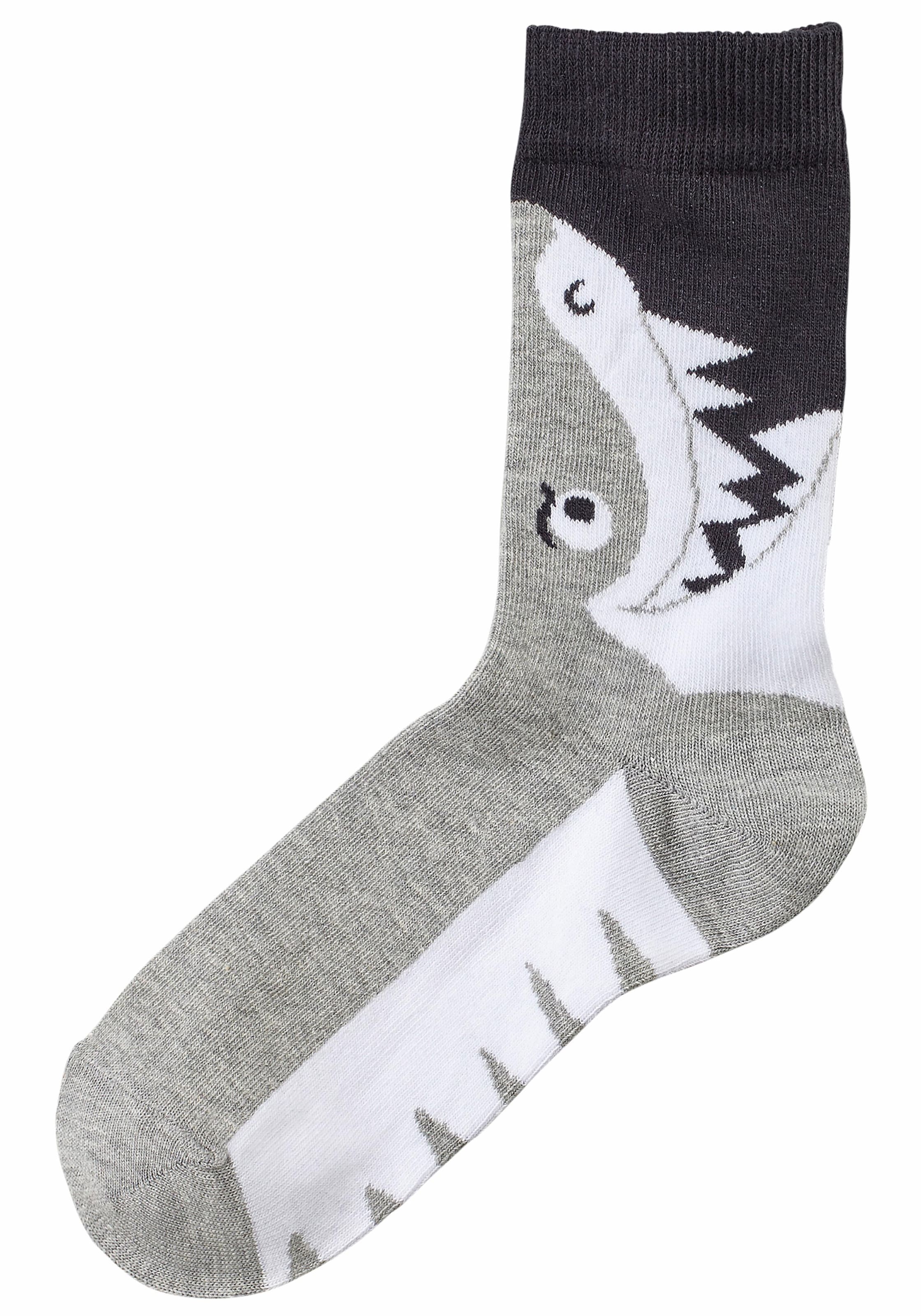 Socken, (Packung, 5 Paar), mit Tiermotiven