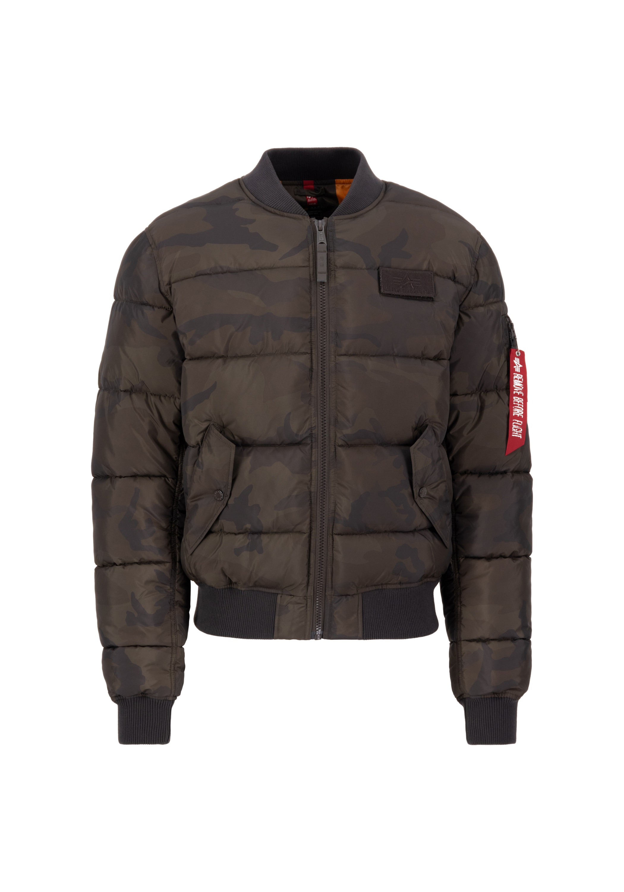 Alpha Industries Bomberjacke "MA-1 Puffer Bomber Camo" günstig online kaufen