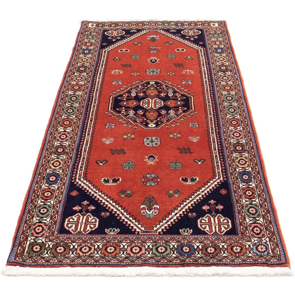 morgenland Hochflor-Läufer »Yalameh Medaillon Rosso scuro 194 x 60 cm«, rechteckig