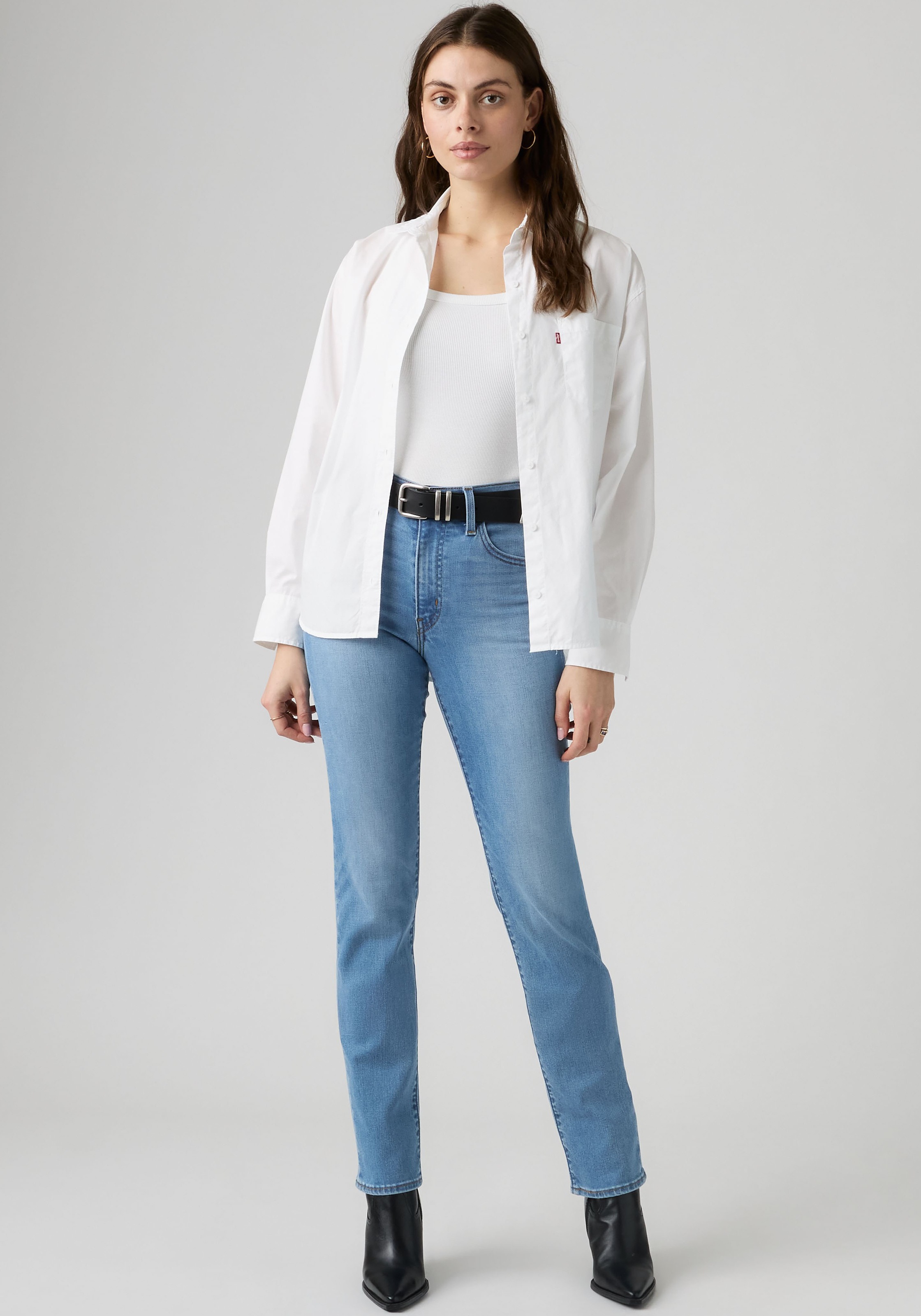 Levi's® Slim-fit-Jeans »722 HIGH RISE SLIM« mit Lyocell und Stretch
