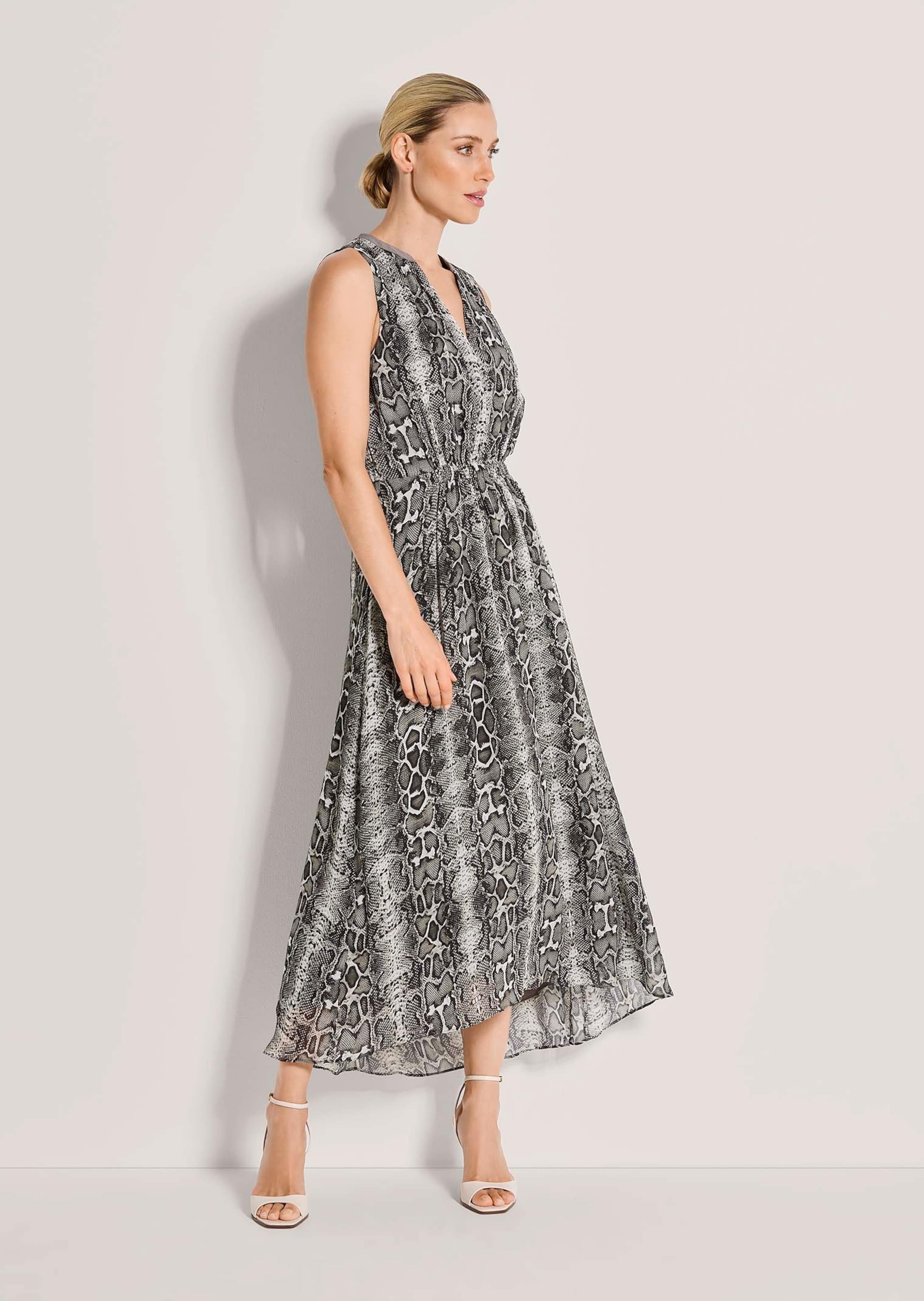 MADELEINE Midikleid "Chiffonkleid Sommerkleid mit Schlangenmuster" Kleid hi günstig online kaufen