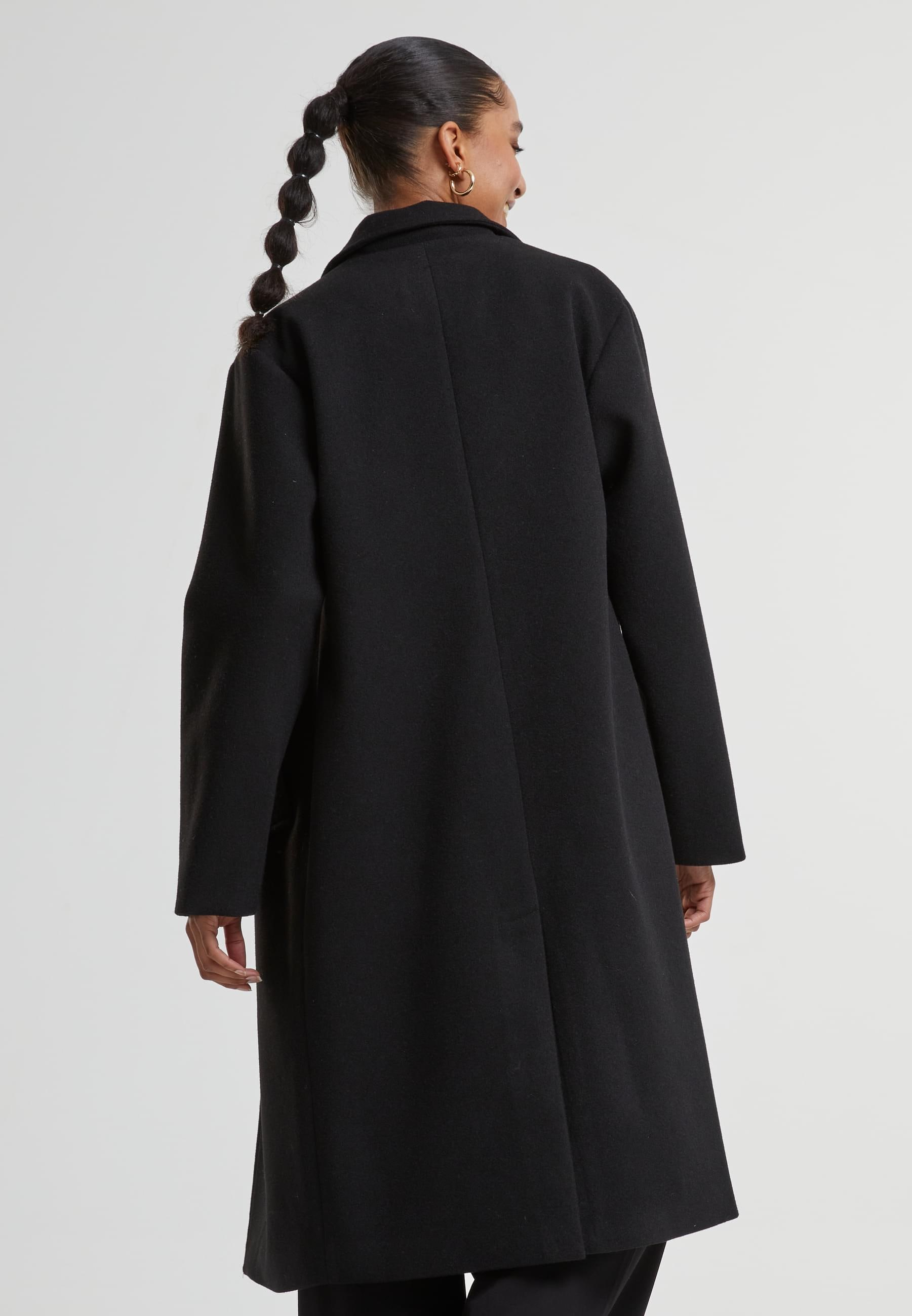 URBAN CLASSICS Winterjacke »Urban Classics Ladies Basic Coat«, (1 St.), ohne Kapuze