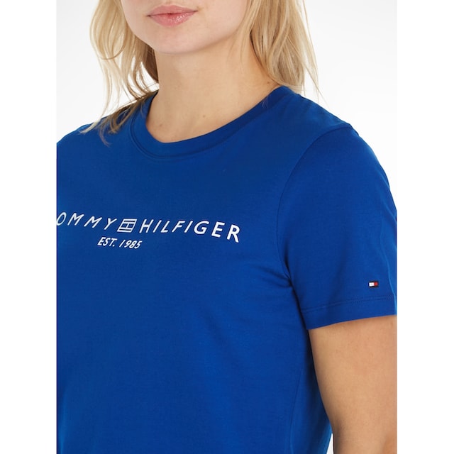 Tommy Hilfiger T-Shirt, mit Markenlabel auf der Brust online kaufen | BAUR