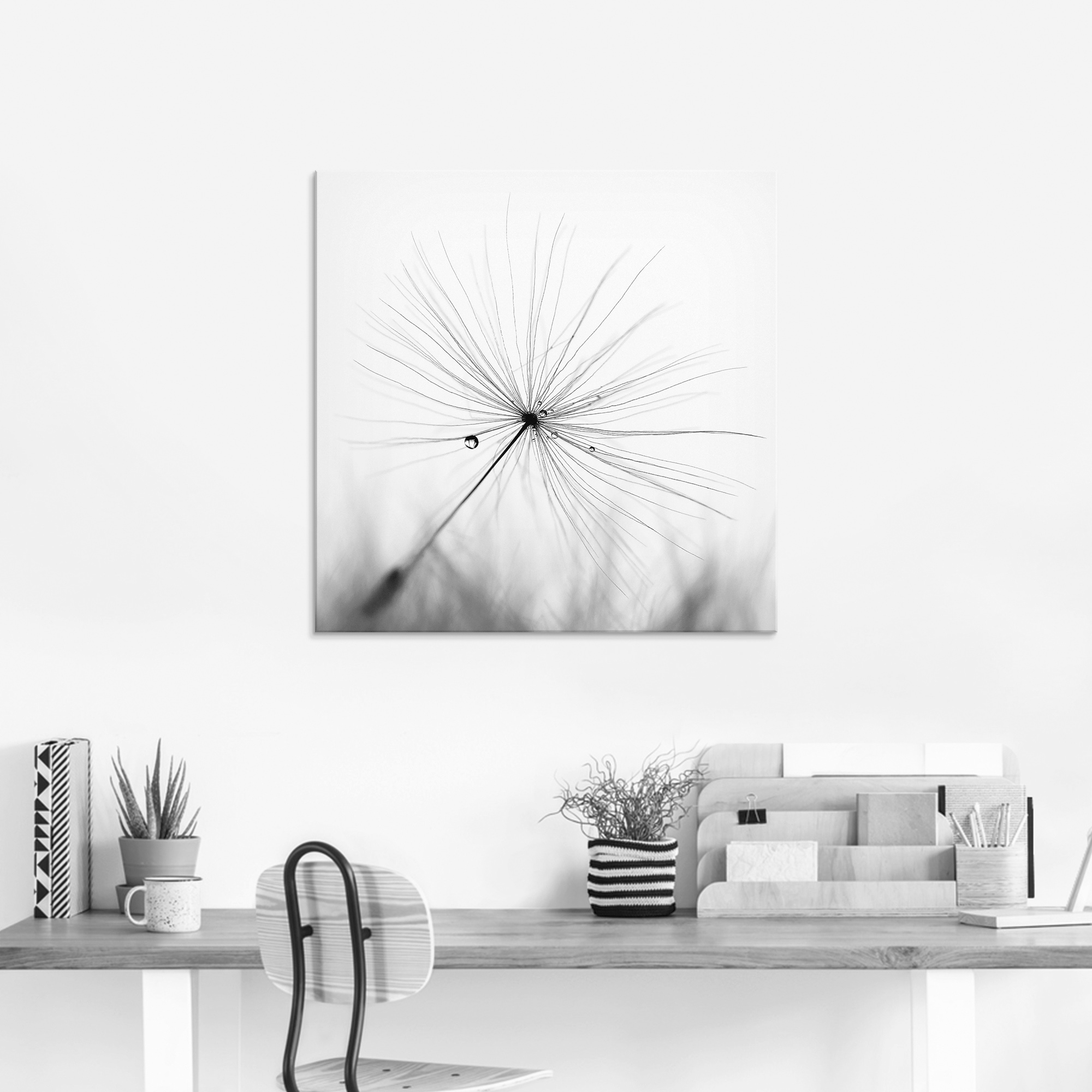 Artland Glasbild »Pusteblume Schirmchen«, Blumen, (1 St.), in verschiedenen Größen