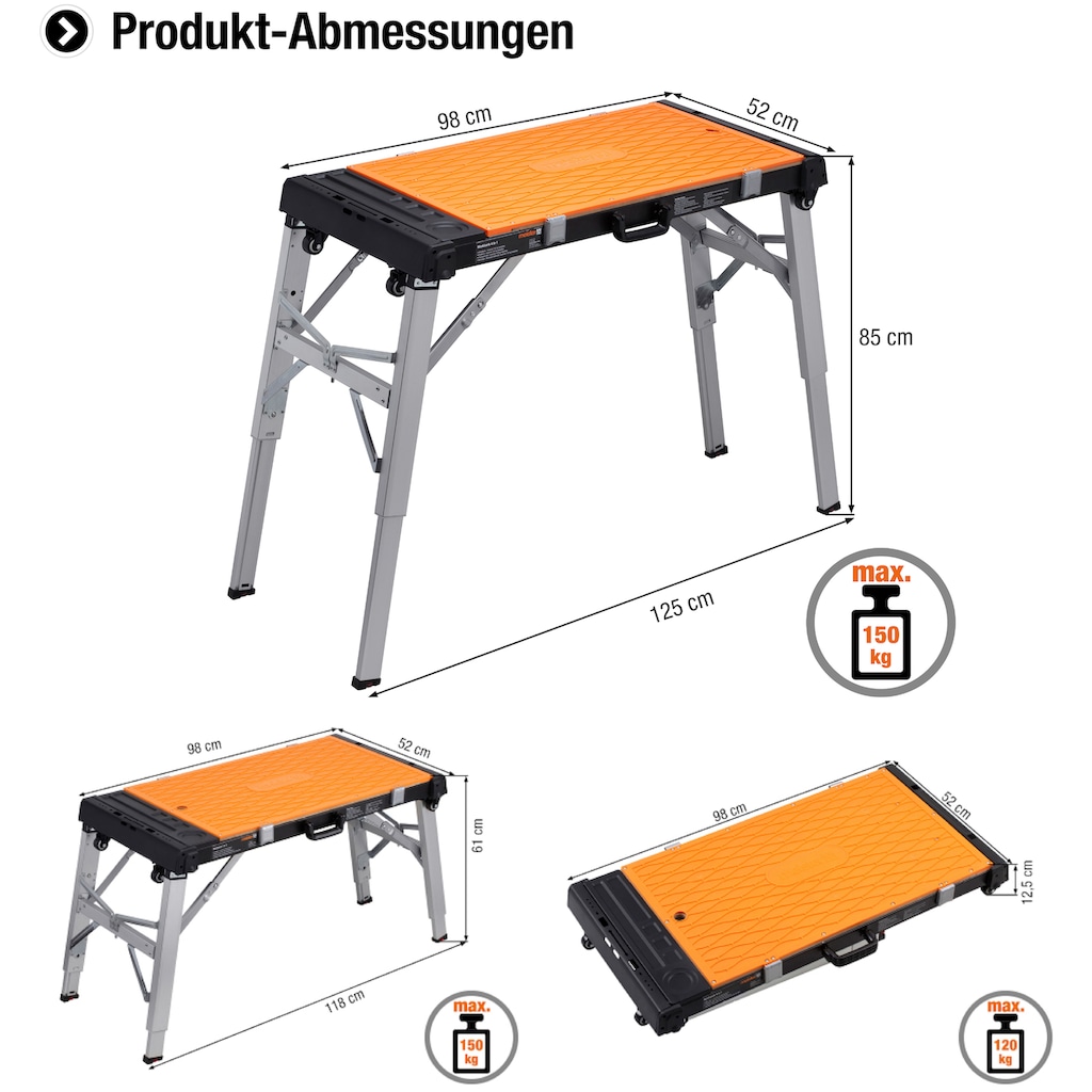 meister Werkbank »Universal 4 in 1«