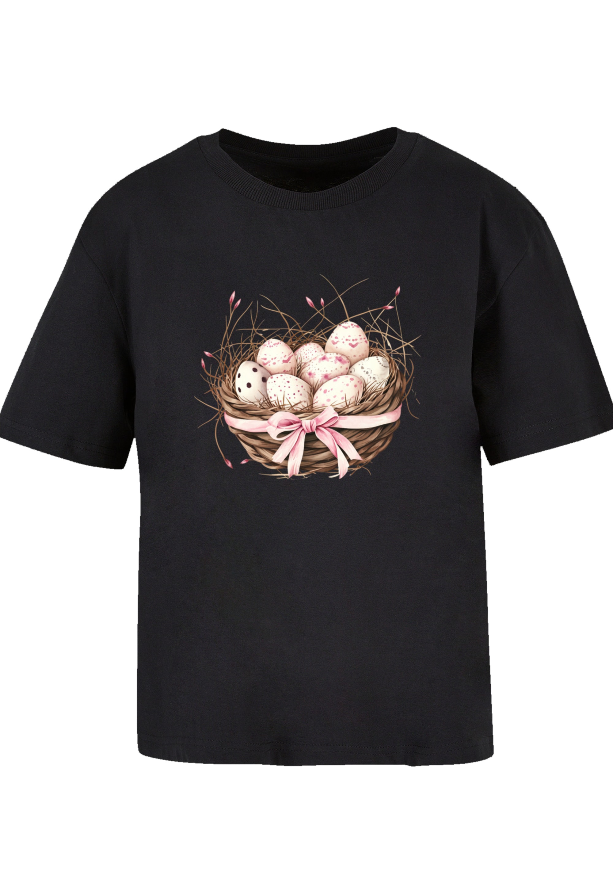 F4NT4STIC T-Shirt »Osterei Nest Korb Dekor« Premium Qualität