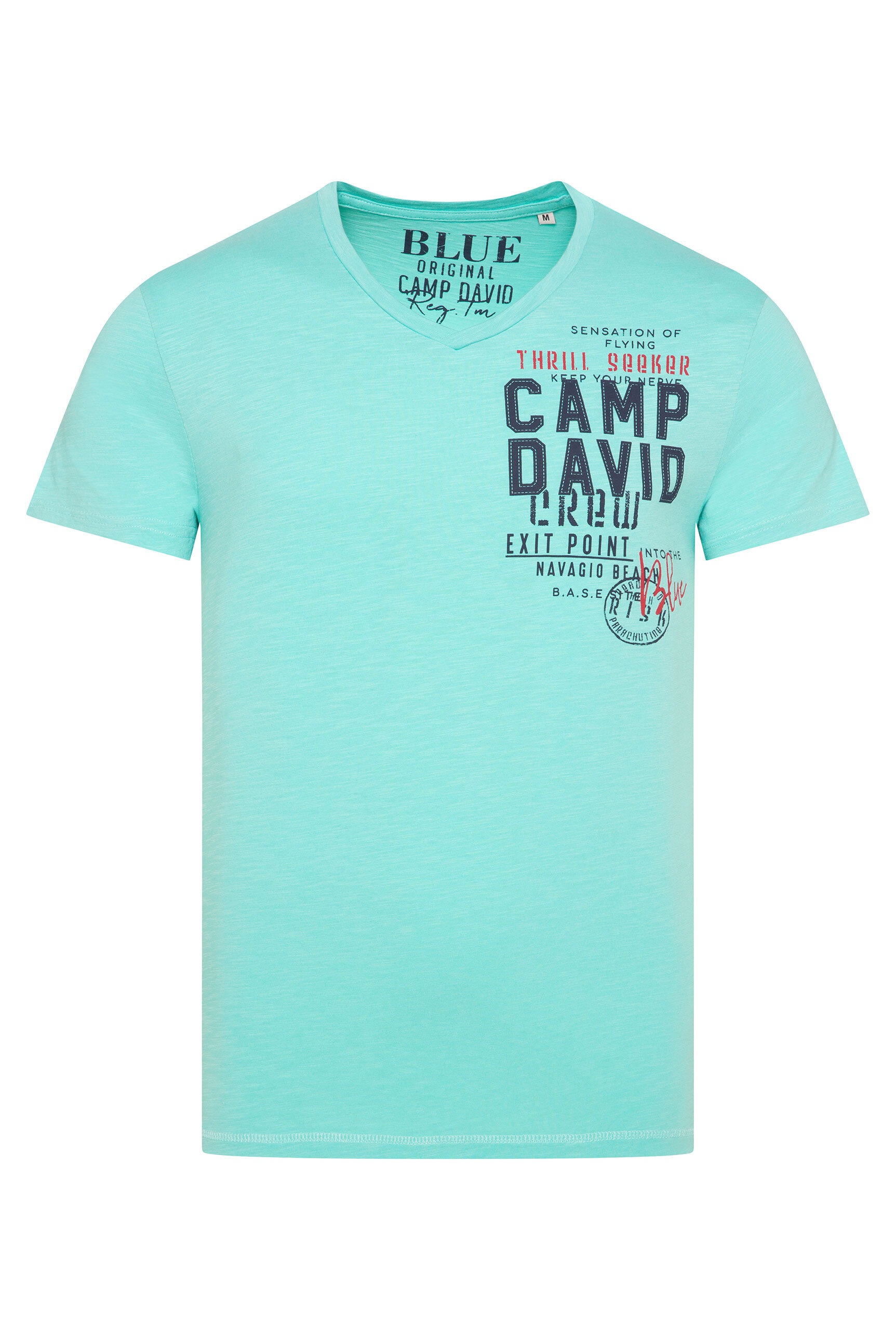 CAMP DAVID V-Shirt, mit maskulinem V-Ausschnitt günstig online kaufen