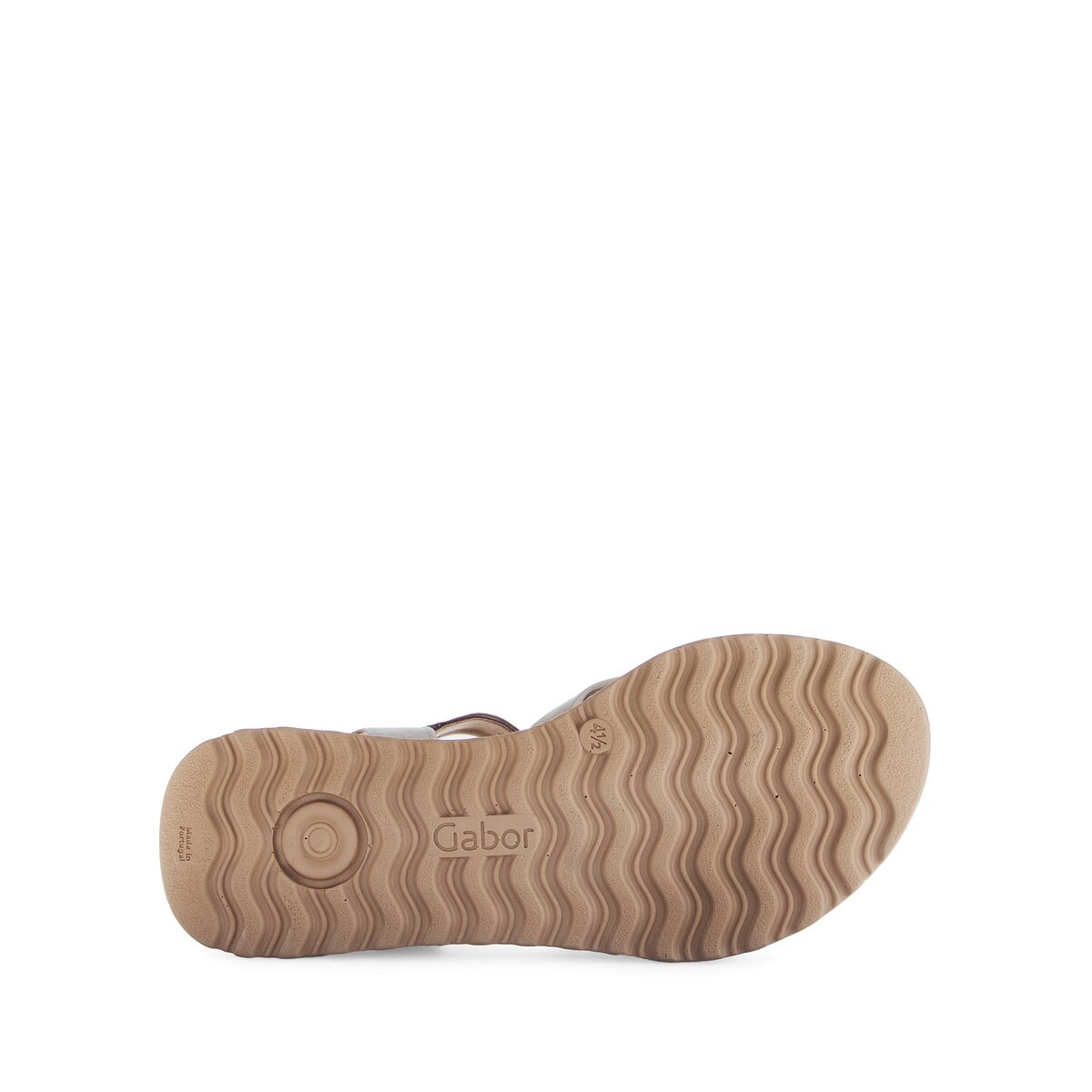 Gabor Strappy Sandals Gold 37.5 3