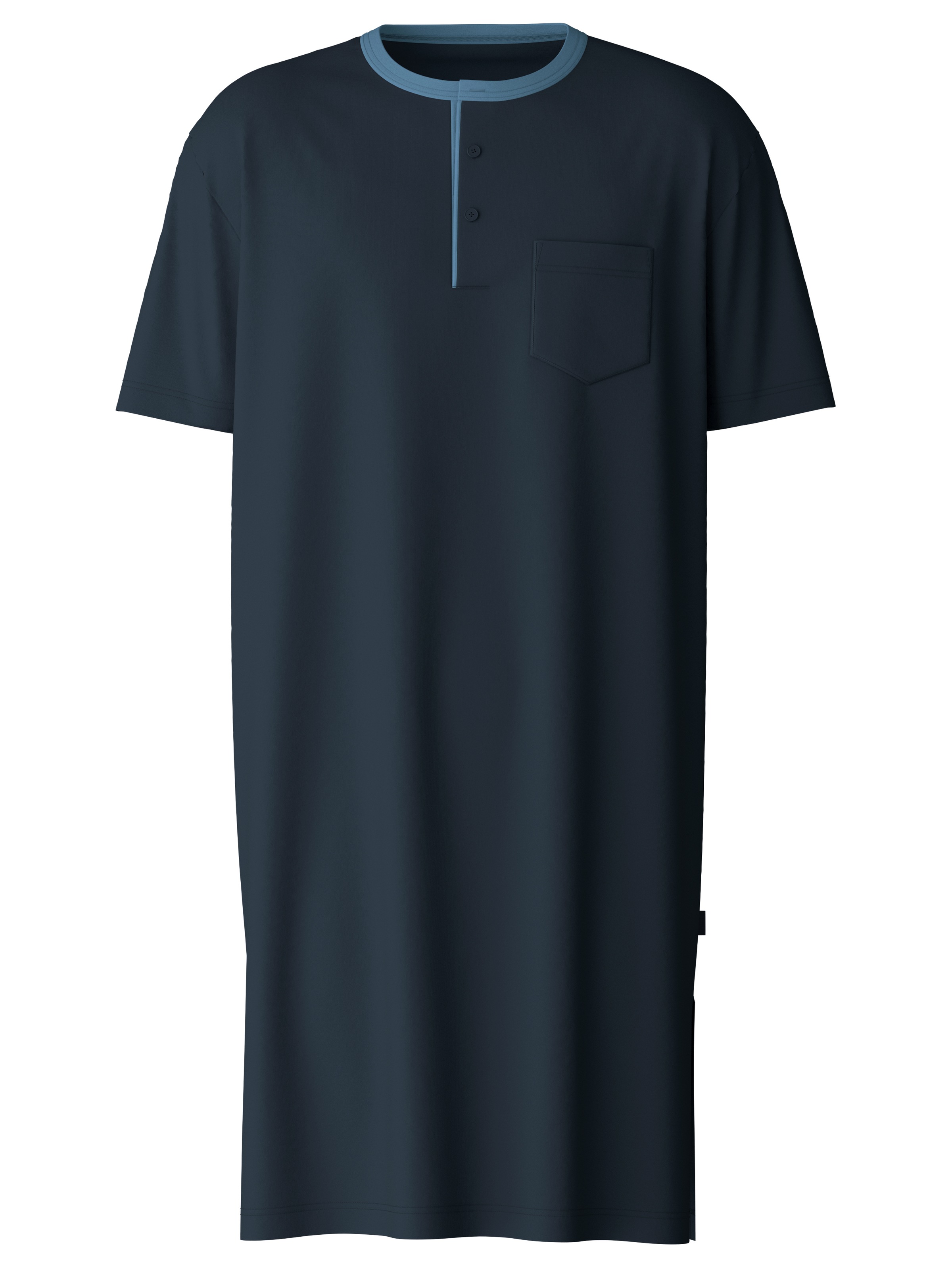 CALIDA Nachthemd "Relax Essentials", Knopfleiste, Kurzarm, Pure Cotton, wei günstig online kaufen