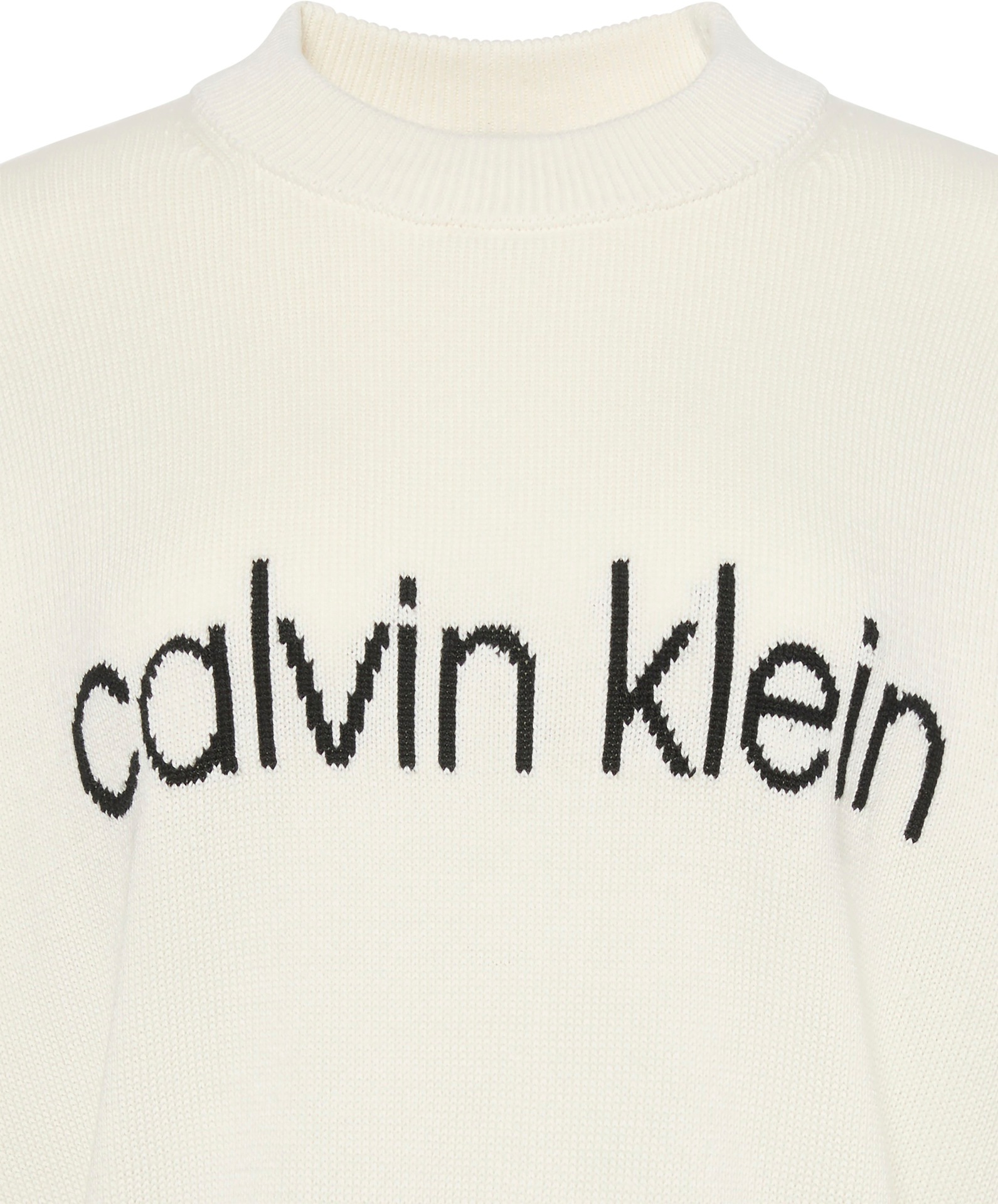 Calvin Klein Jeans Strickpullover »Cotton Graphic Pullover«, Mit Rundhalsausschnitt