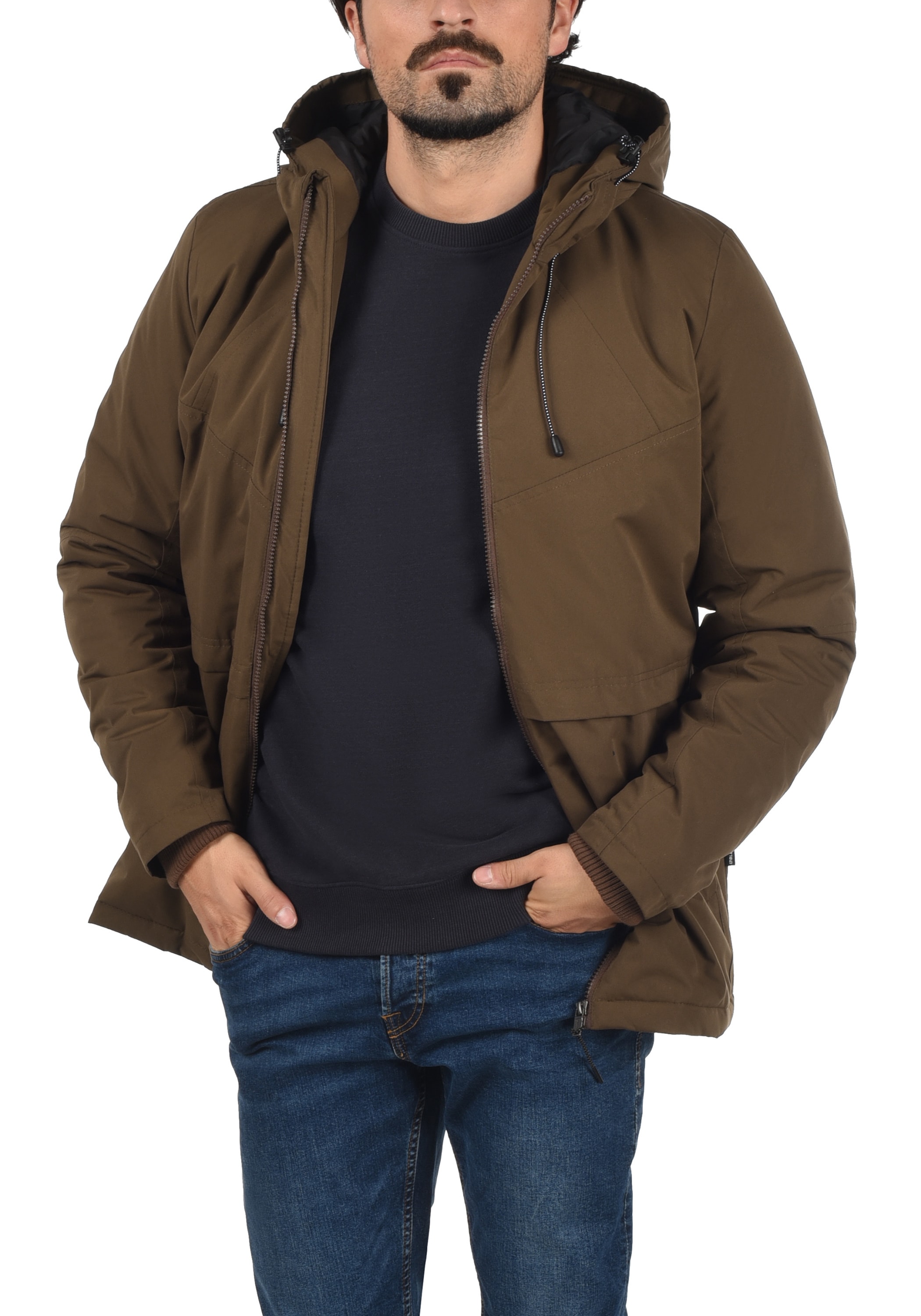 Blend Wintermantel "BHFosco", Stilvolle Herren Winterjacke mit Kapuze günstig online kaufen