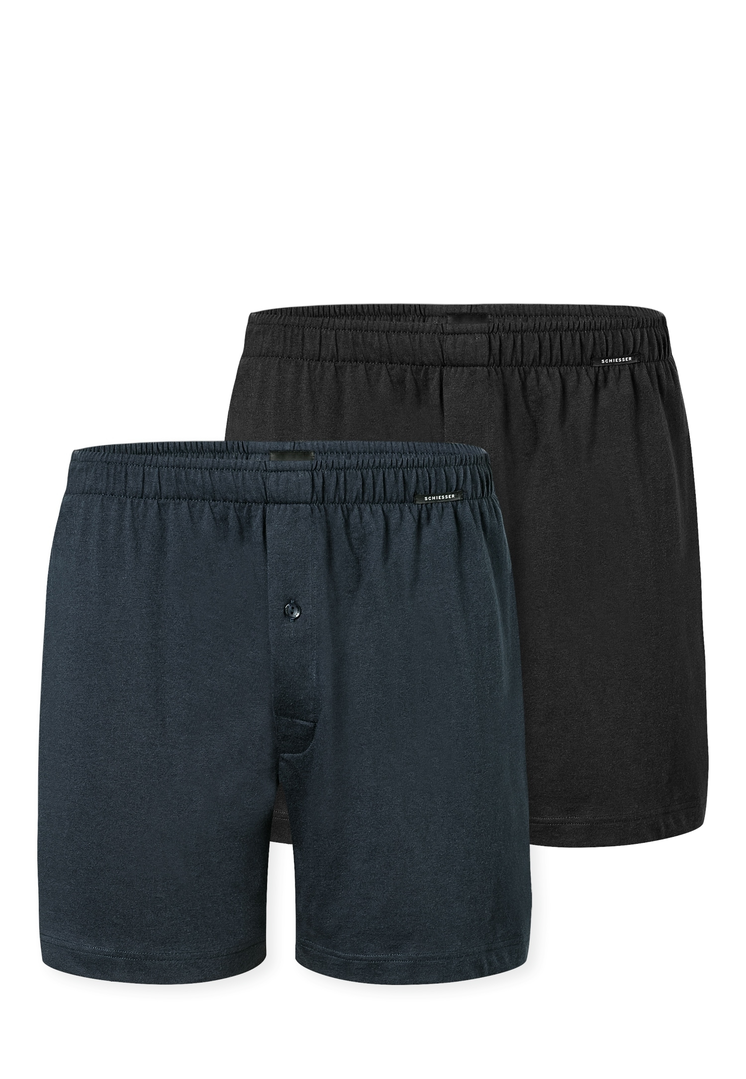 Schiesser Boxershorts "Boxershorts Multipacks" lockere Passform, mit Eingriff, Gummizug