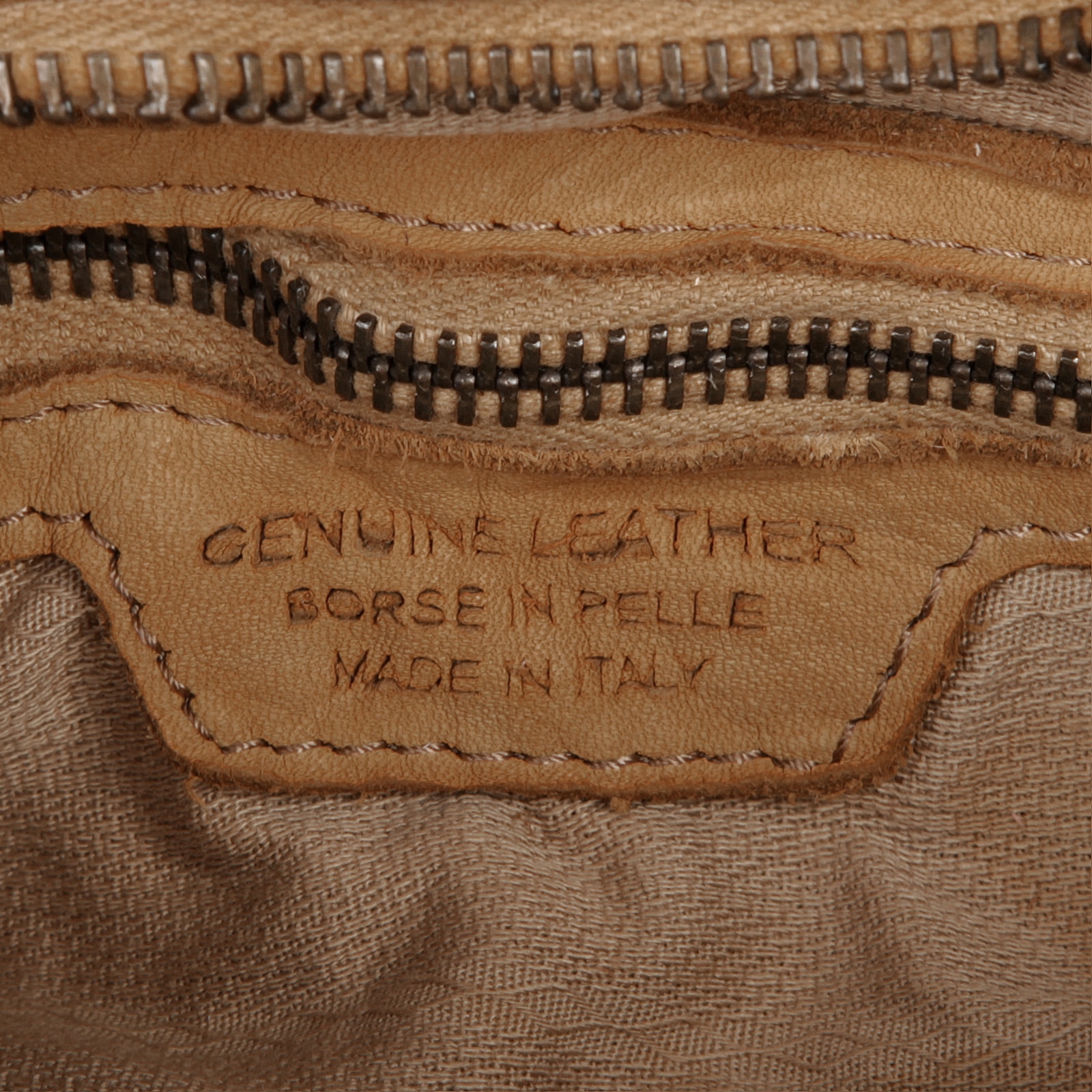 forty° Umhängetasche, echt Leder, Made in Italy