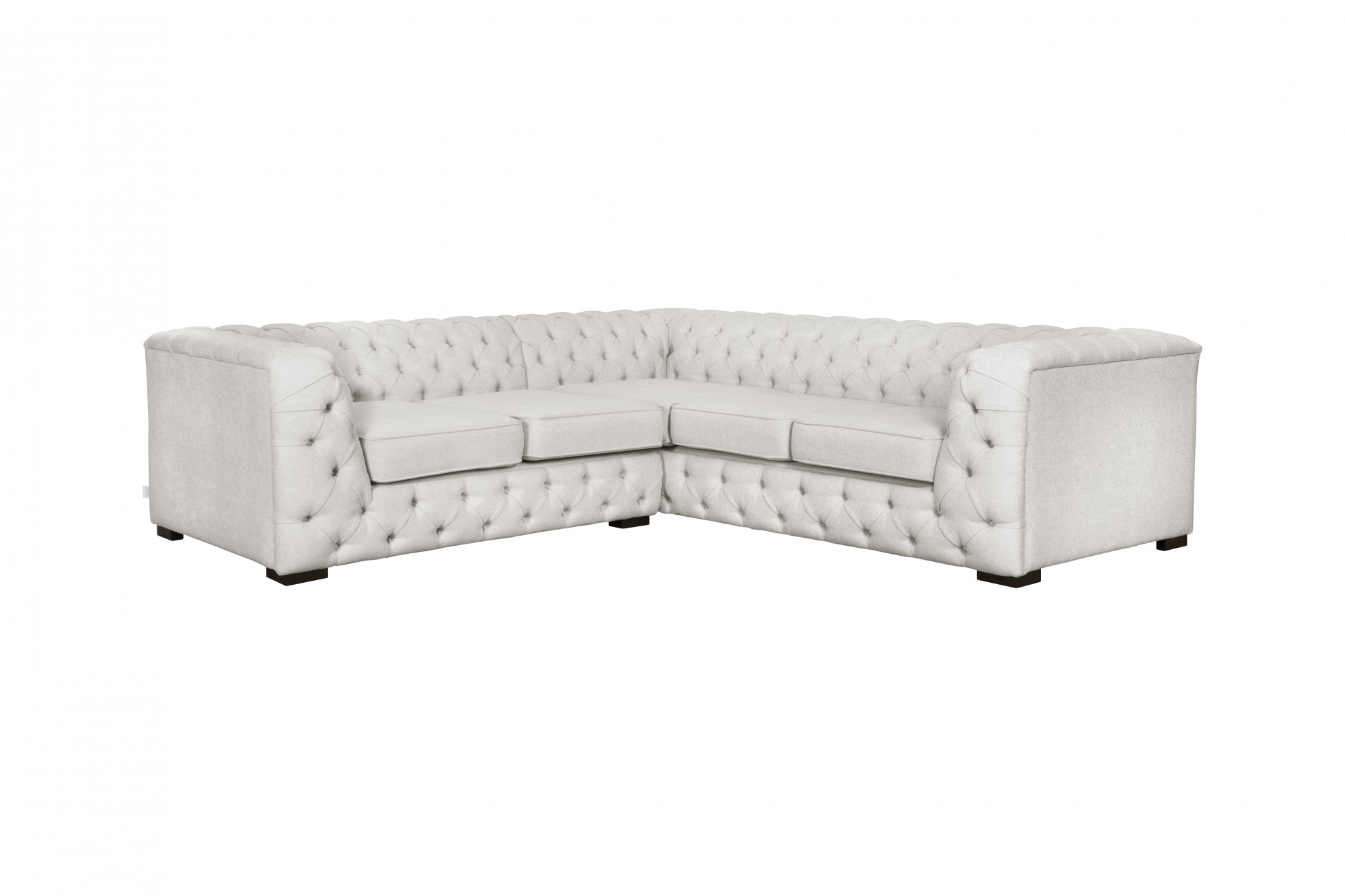 Home affaire Chesterfield-Sofa "KALINA L-Form", hochwertige Chesterfield-Au günstig online kaufen