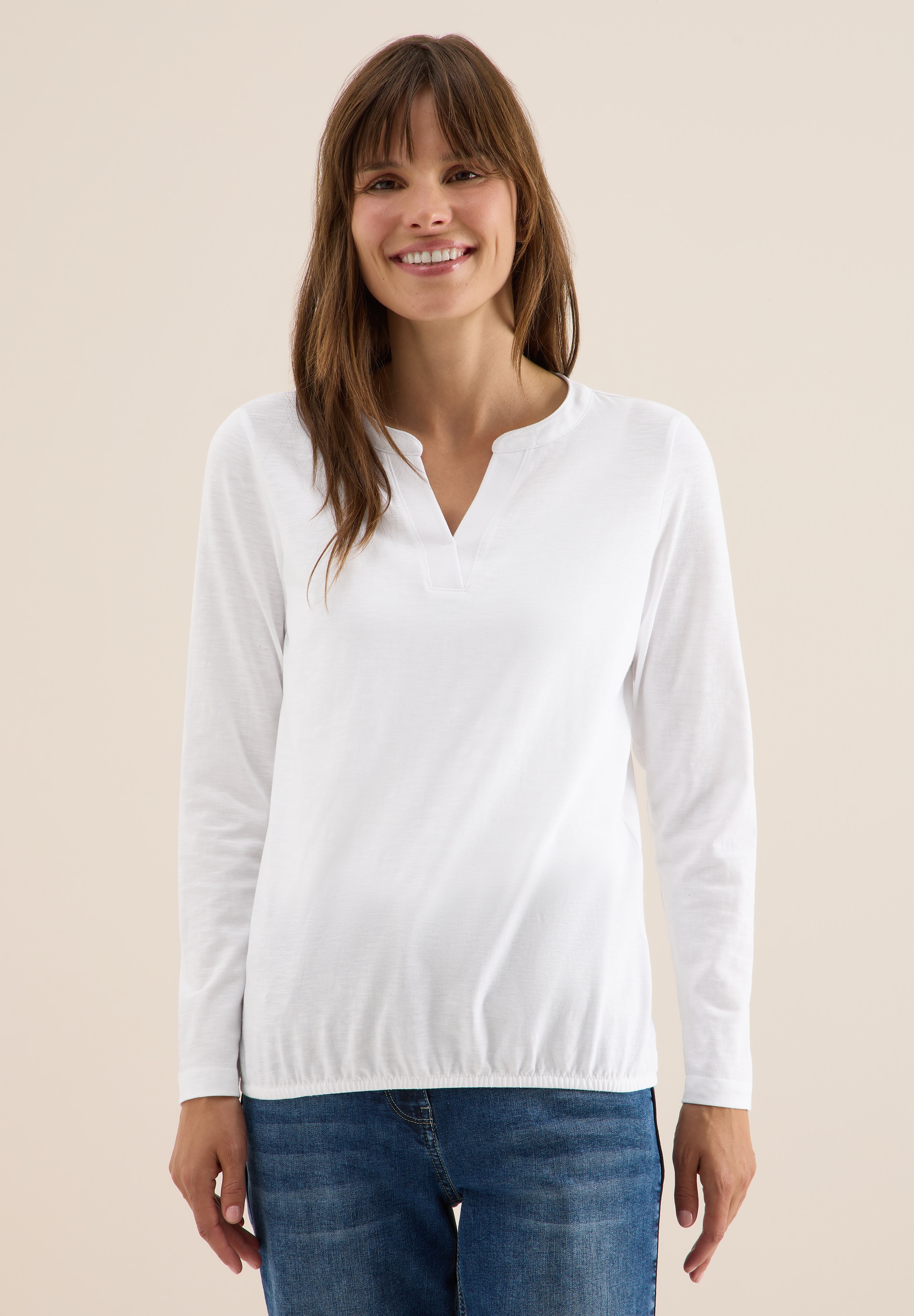 Cecil Langarmshirt, aus reiner Baumwolle günstig online kaufen