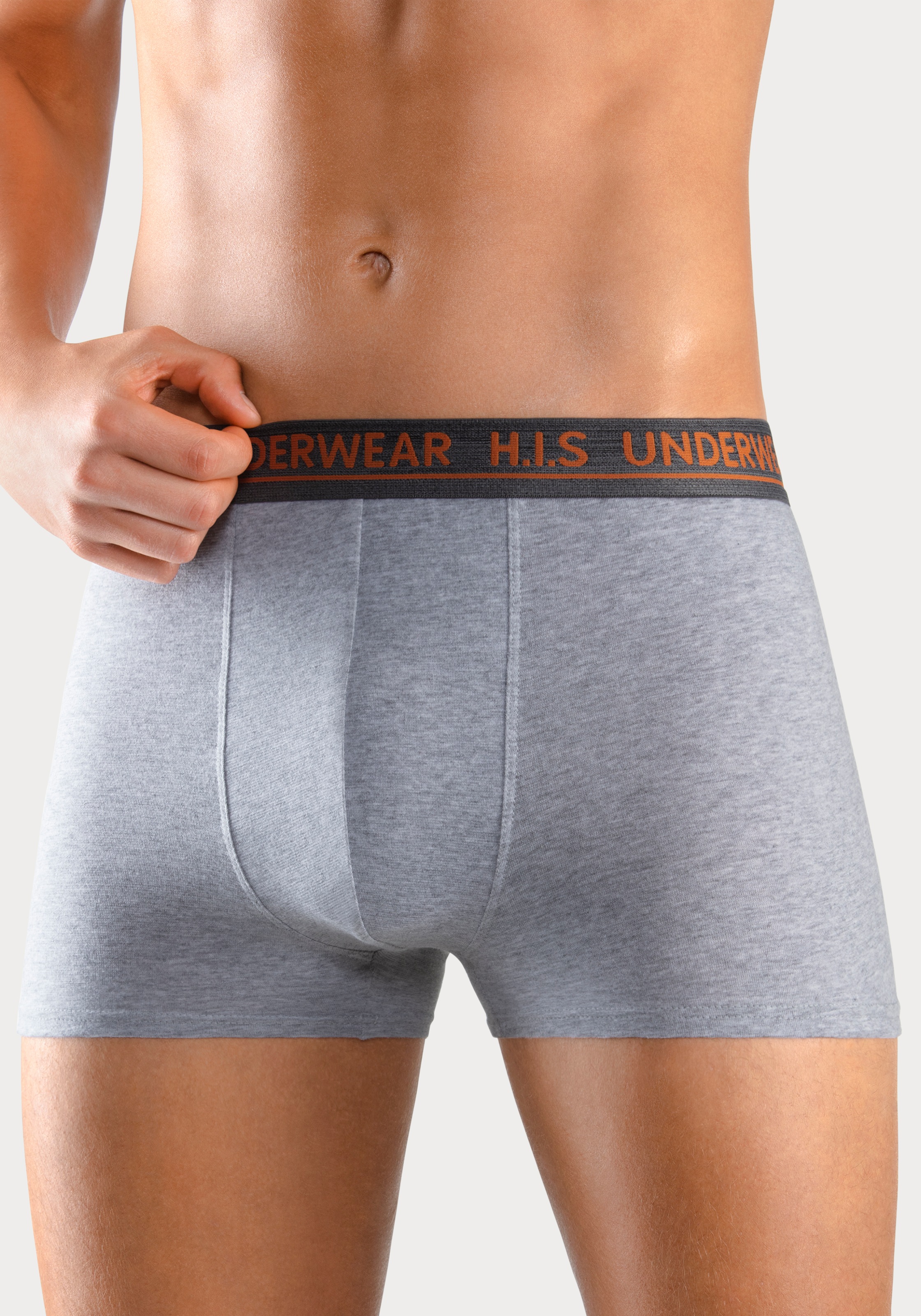 H.I.S Boxer, (Packung, 4 St.), mit bequemem Stretchbündchen günstig online kaufen