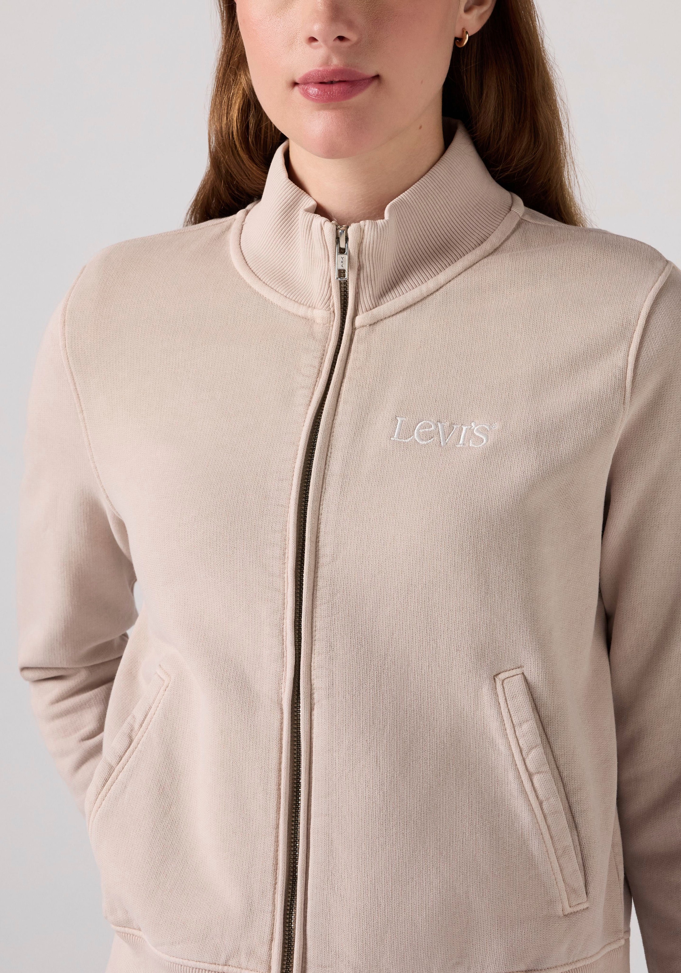 Levi's® Sweatjacke »GR SLIM FIT FULL ZIP« Taille bedeckend, schmale Passform