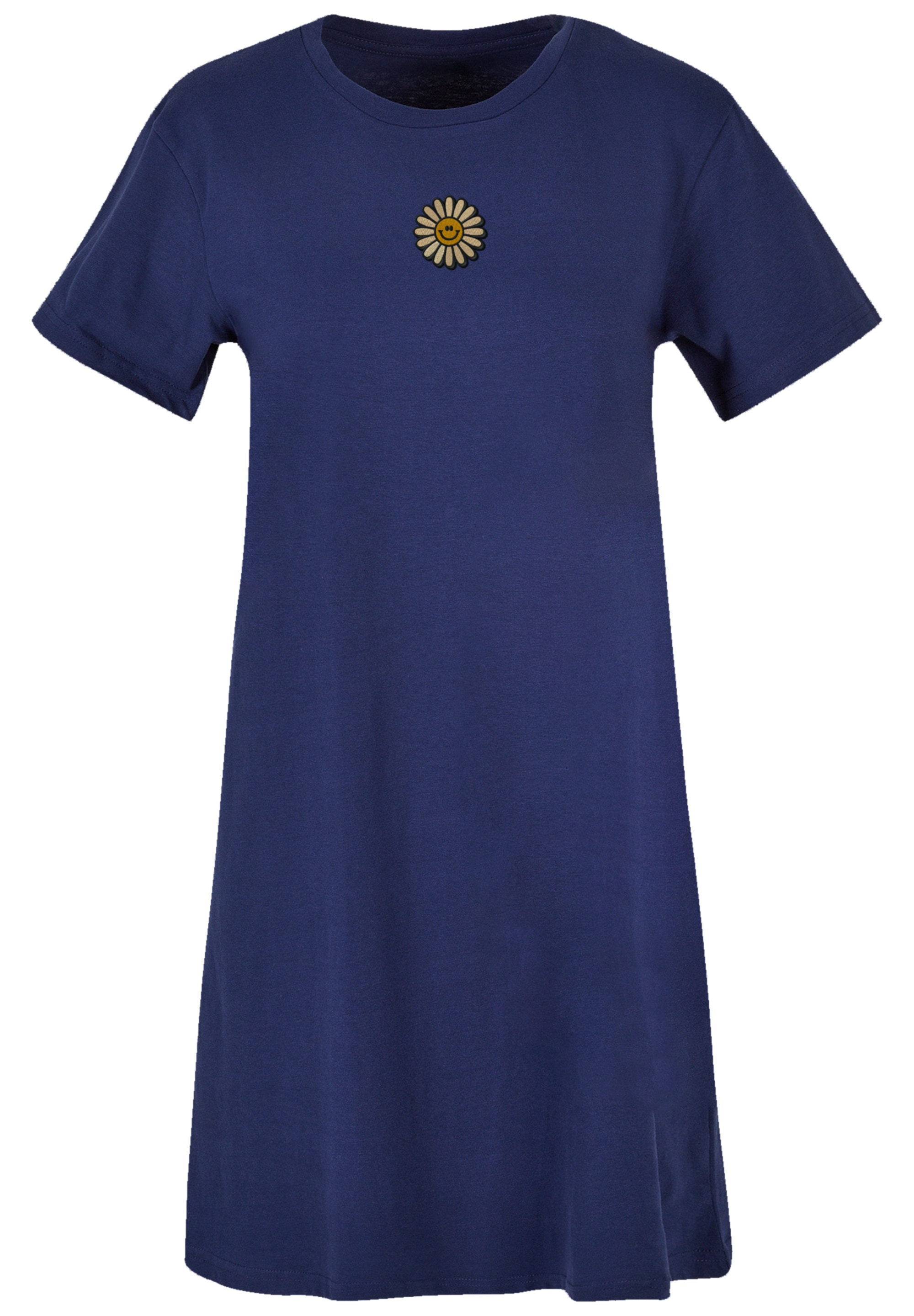 F4NT4STIC Shirtkleid »Happy Flower Bestickt«, Premium Qualität