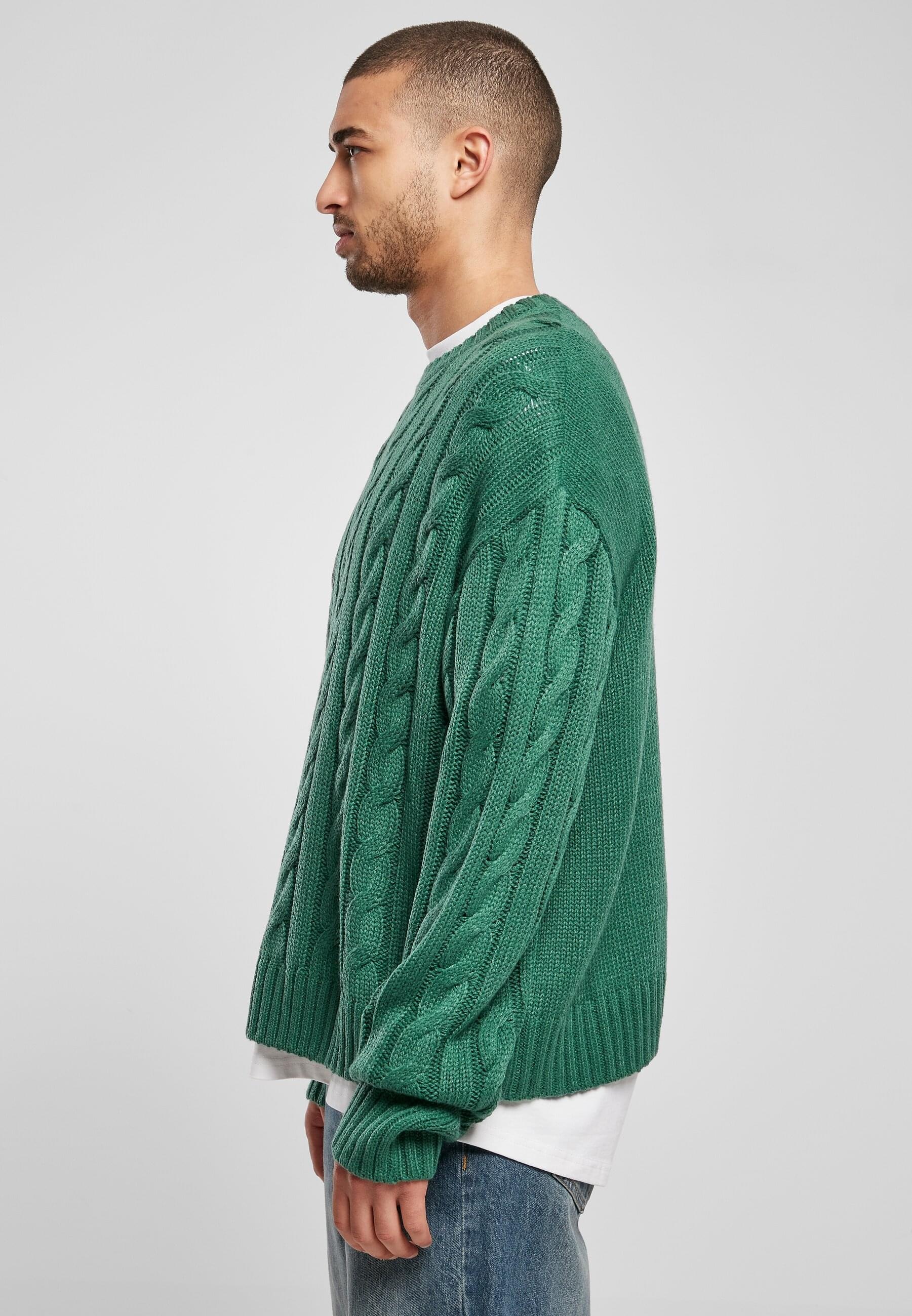 URBAN CLASSICS Rundhalspullover »Urban Classics Herren Boxy Sweater«, (1 tlg.)