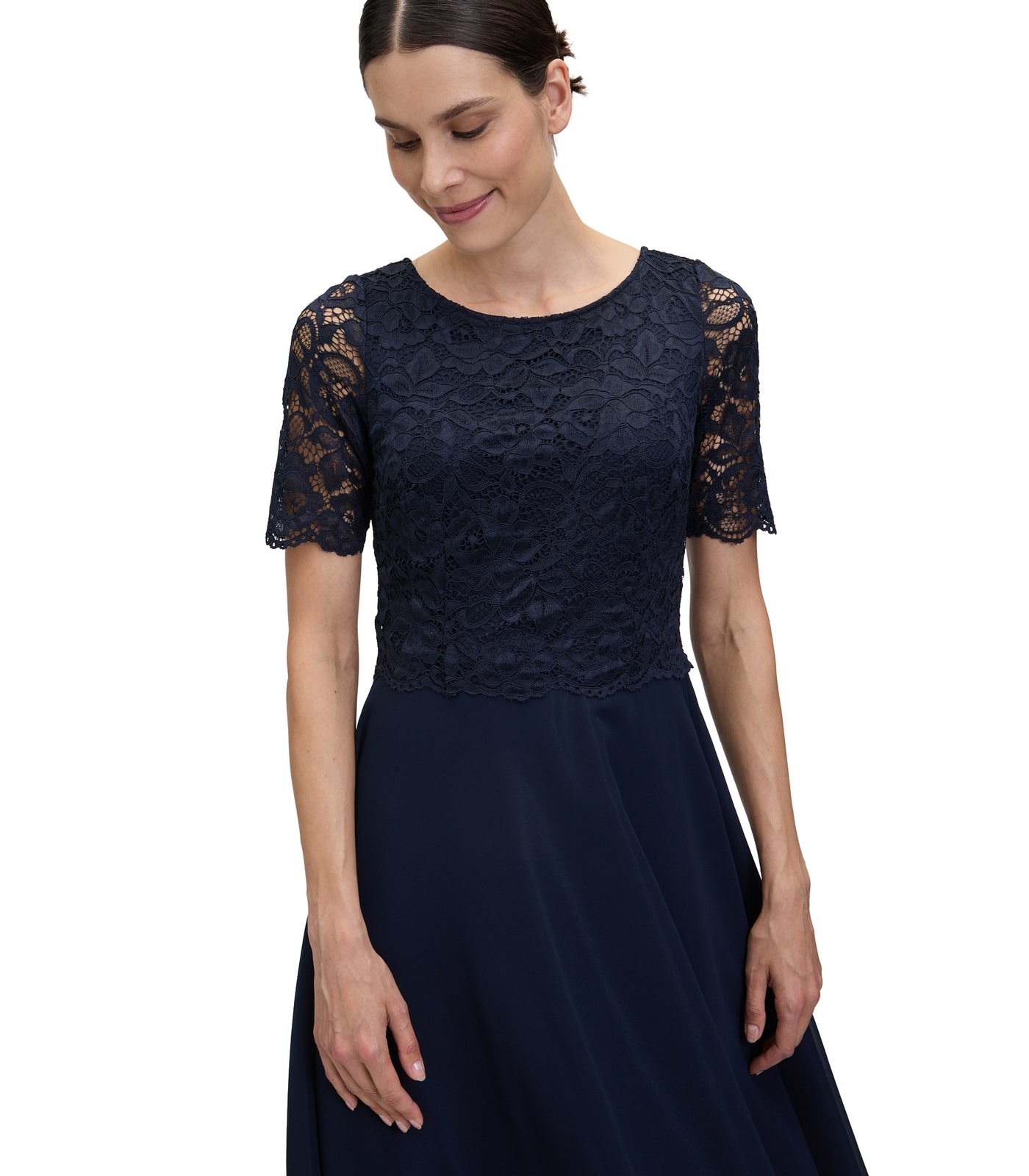 Vera Mont Cocktailkleid »Damen mit Spitze« Ohne Tasche Spitze