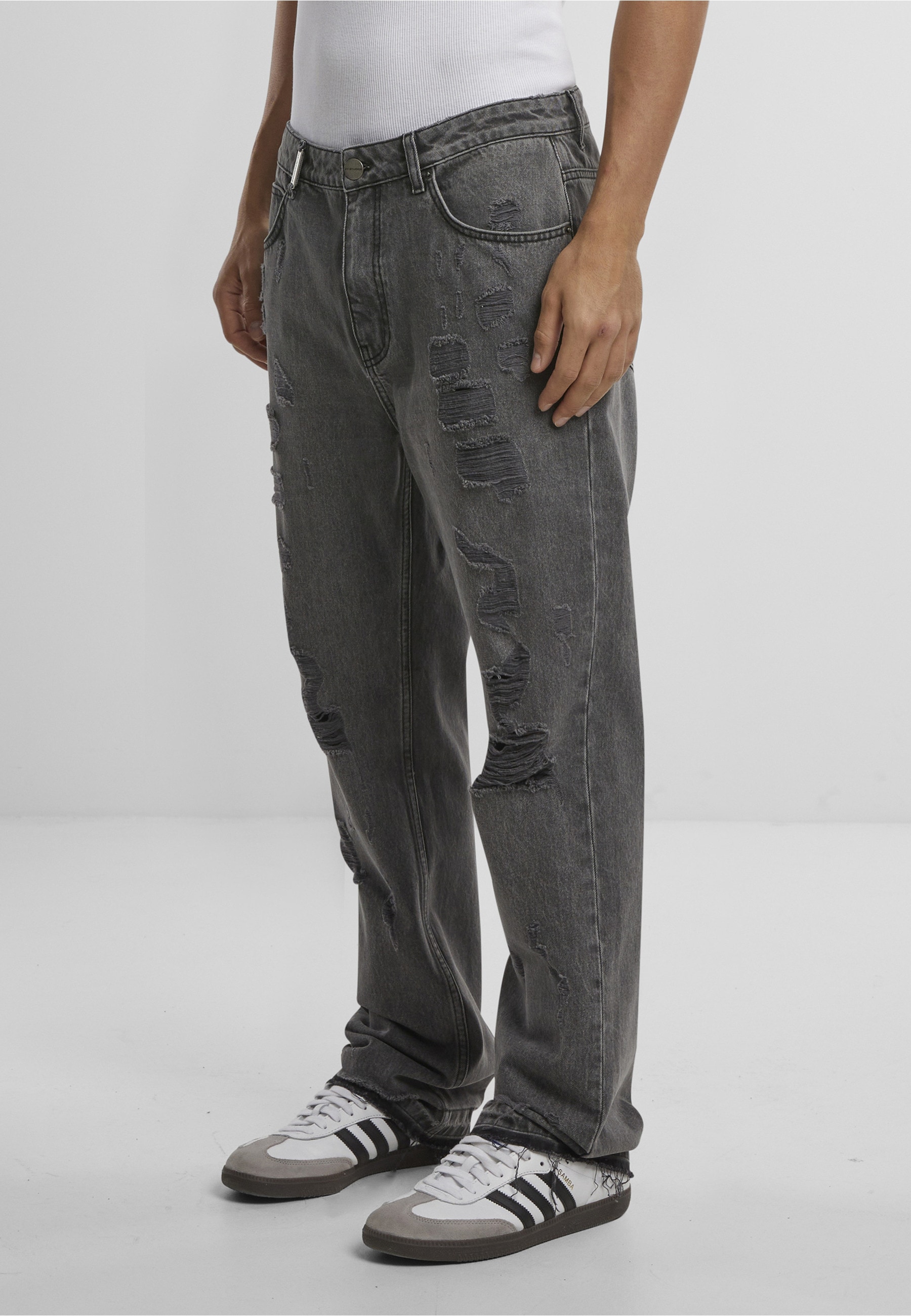 2Y Studios Bequeme Jeans »2Y Studios 2Y Firio Destroyed Straight Jeans«