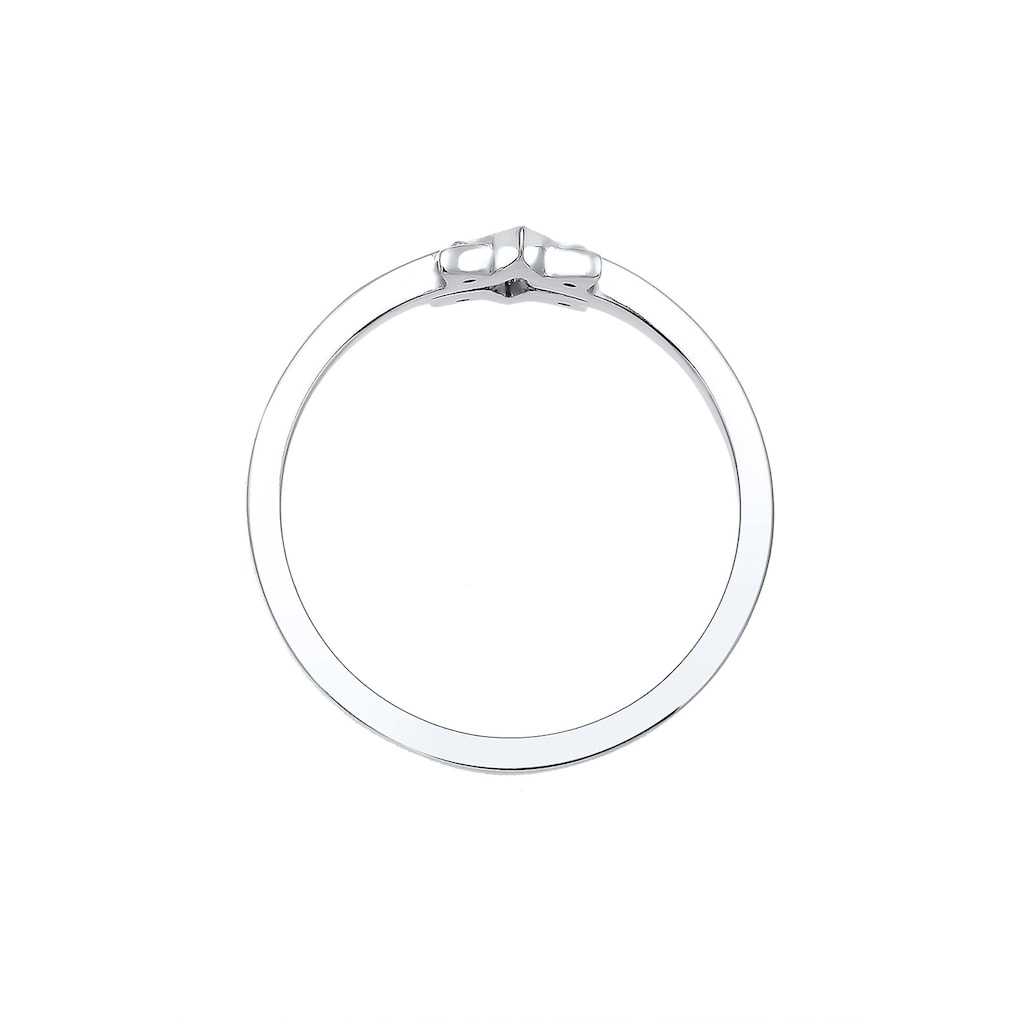 Elli Fingerring »Sterne Starburst Kristalle 925 Silber«