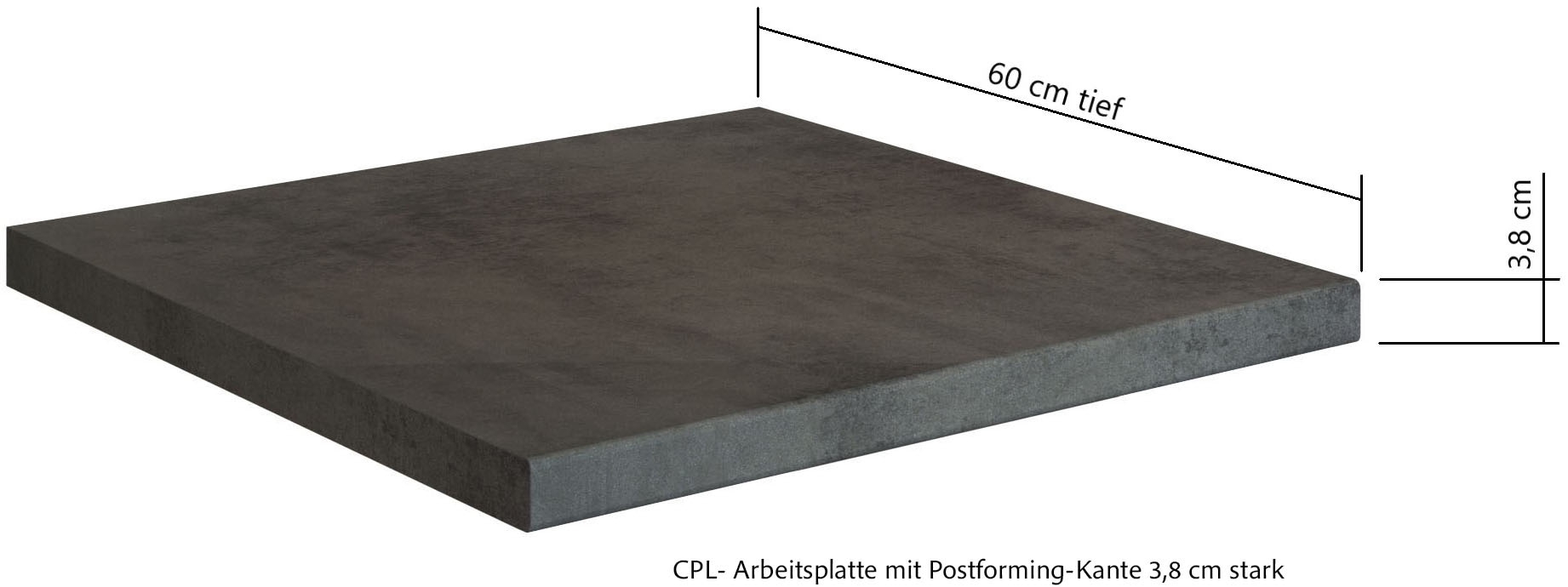 KOCHSTATION Kücheninsel »KS-Lagos«, Kücheninsel 153/100 cm, mit höhenverstellbaren Möbelfüßen