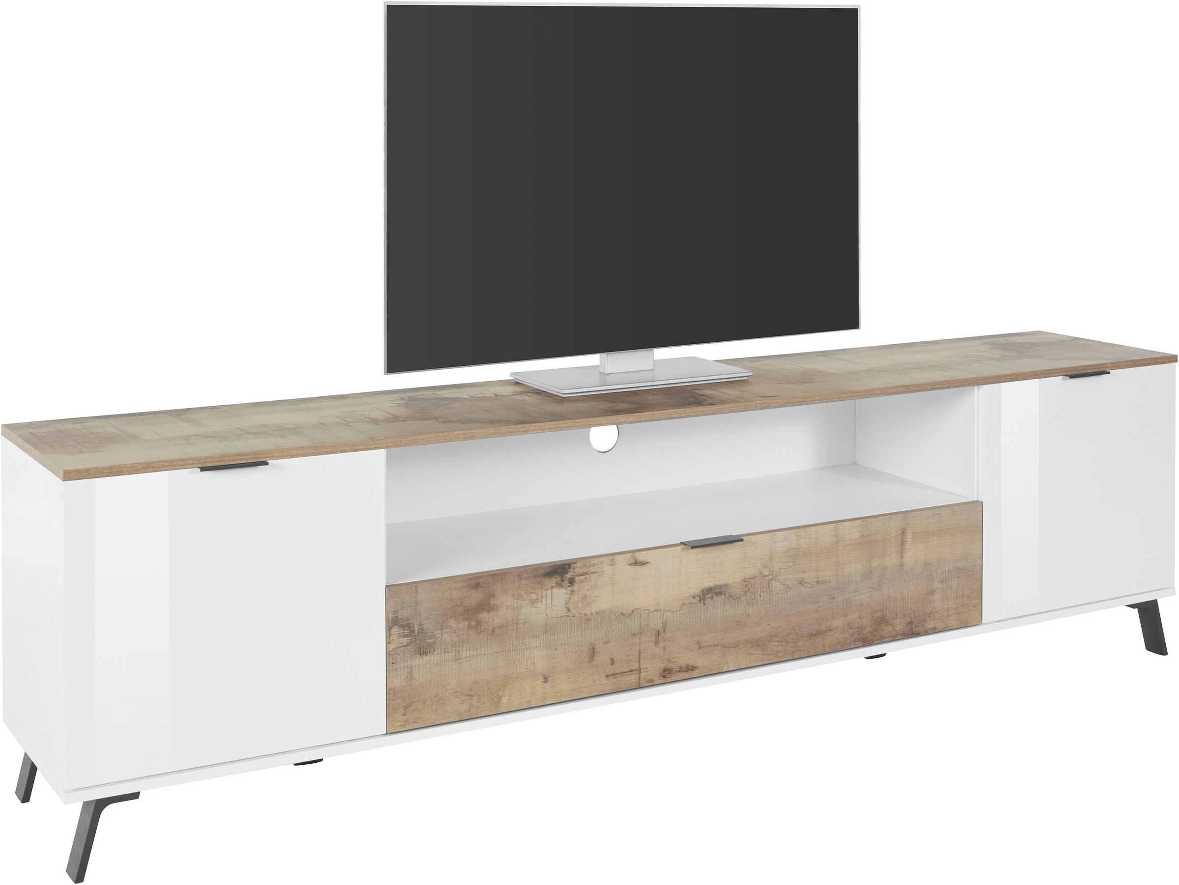 Home affaire Lowboard "CASANOVATV-Board, TV-Schrank" Breite ca. 220 cm günstig online kaufen
