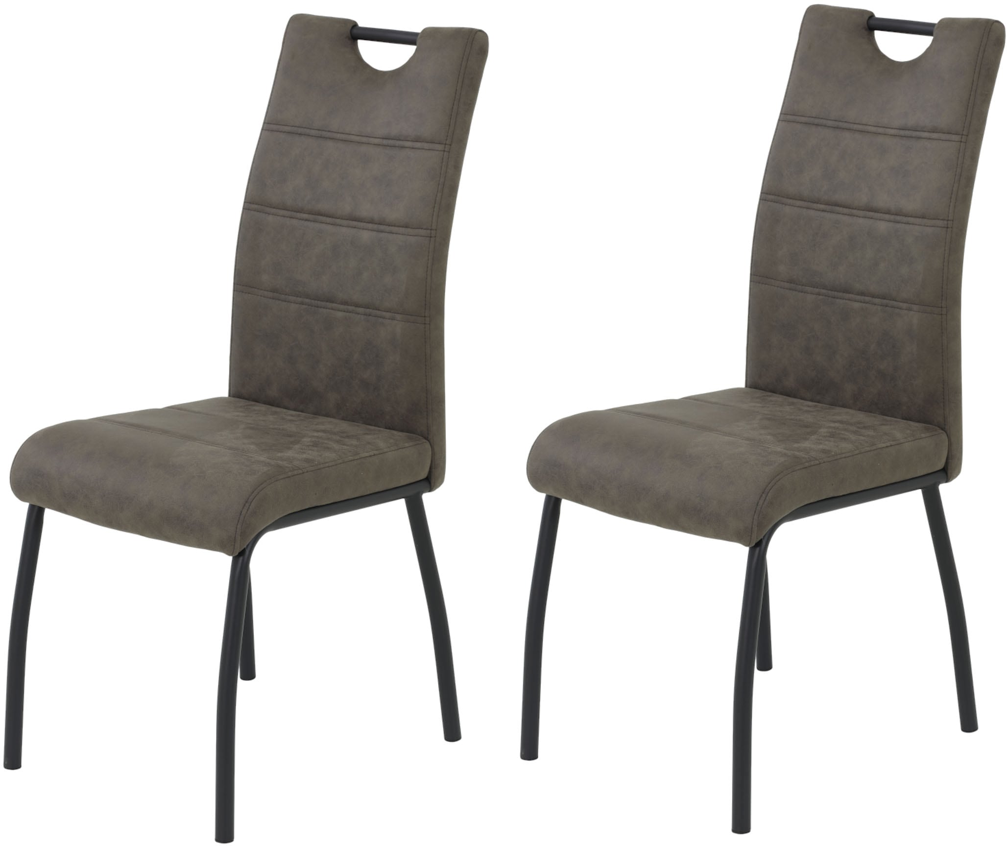 HELA 4-Fußstuhl "PETRA" (Set) 2 Stk.Vierfußstuhl; Vintage Optik; mit Griff; günstig online kaufen