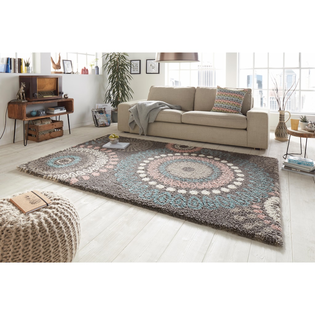 HANSE Home Hochflor-Teppich »Globe«, rechteckig