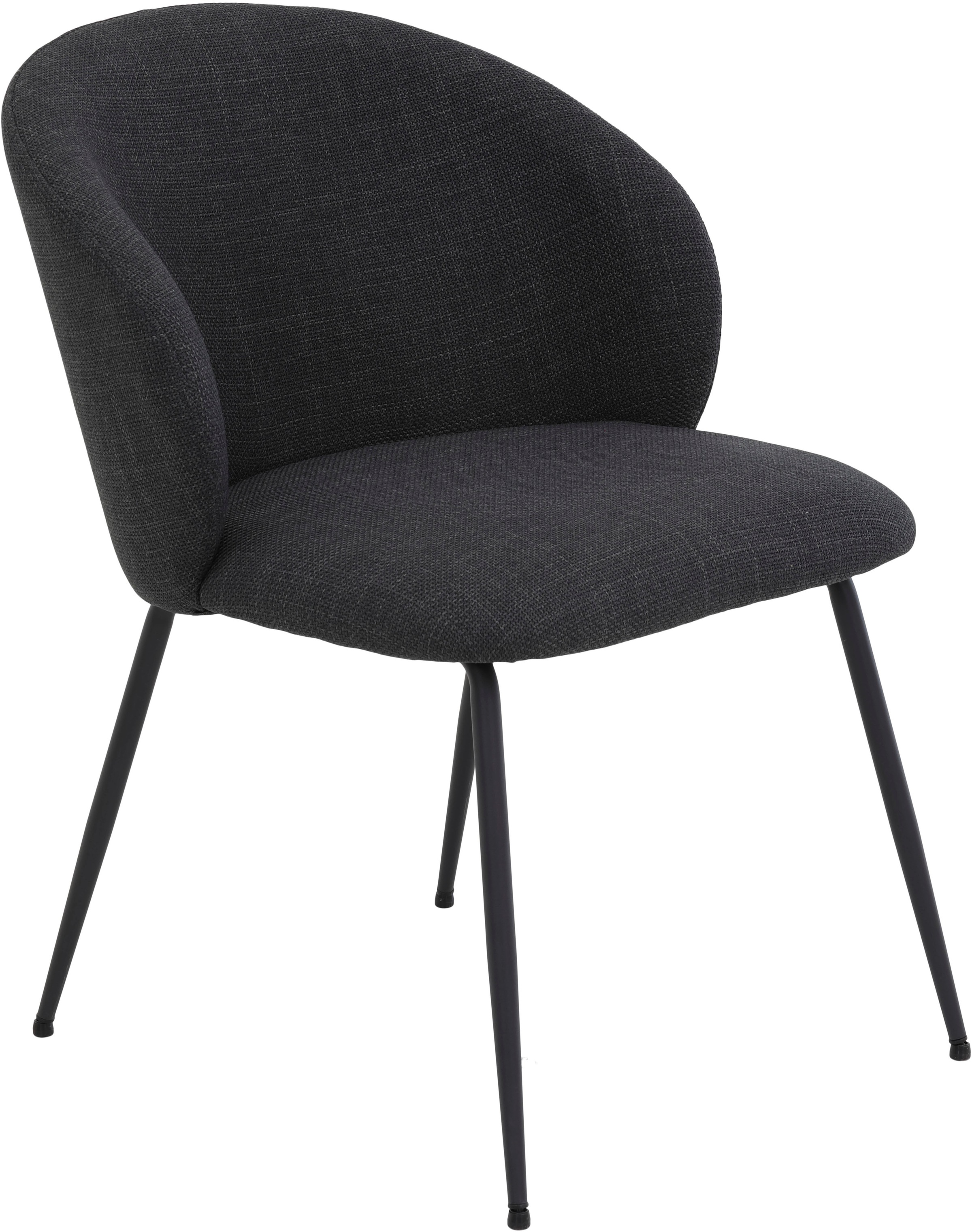 HELA 4-Fußstuhl »GRAZ, Esszimmerstuhl«, (Set), 2 St., Webstoff, XL-Sitzbreite,4-Fuß,Rundrohrgestell,140 Kg belastbar, Webstoff